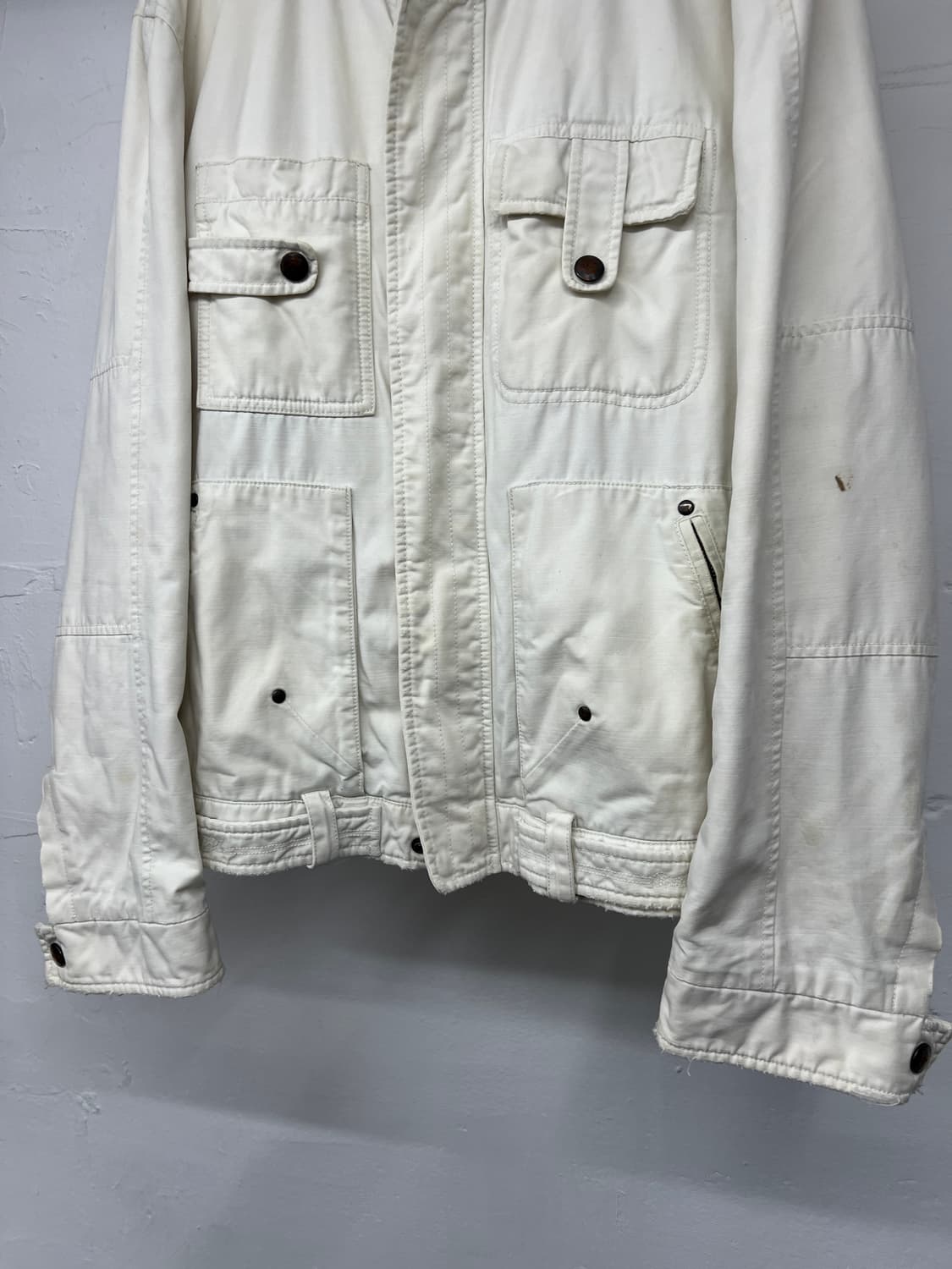 알마니 코튼 봄버 자켓 상품이미지4