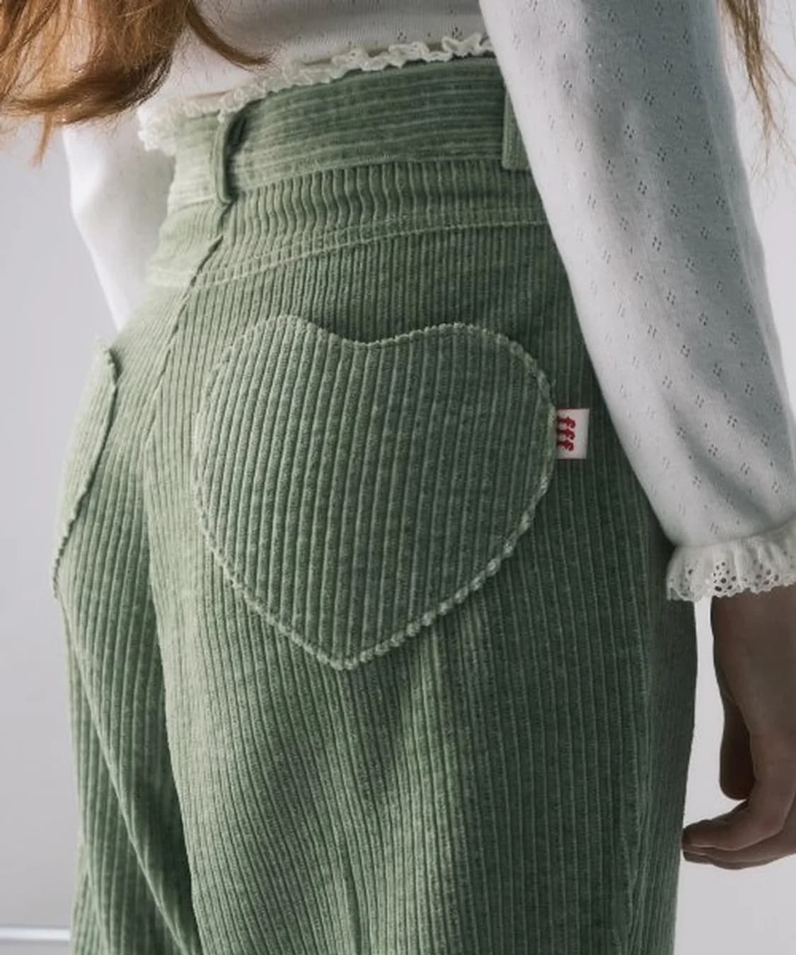 {정가 13.8 새상품} 펀프롬펀 하트 포켓 코듀로이 바지 팬츠 M 상품이미지1