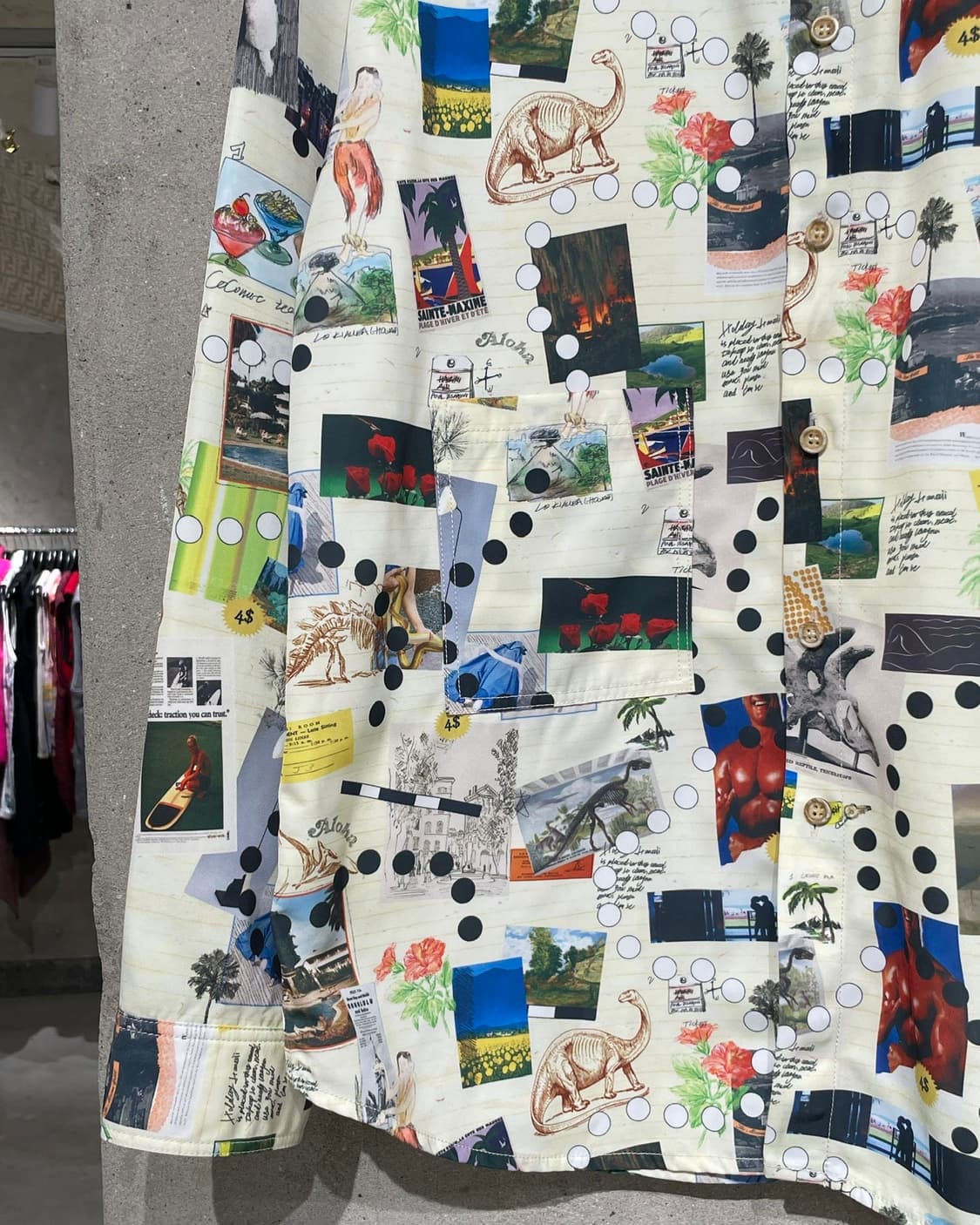 기준 22F/W 콜라주 오버사이즈 셔츠 상품이미지4