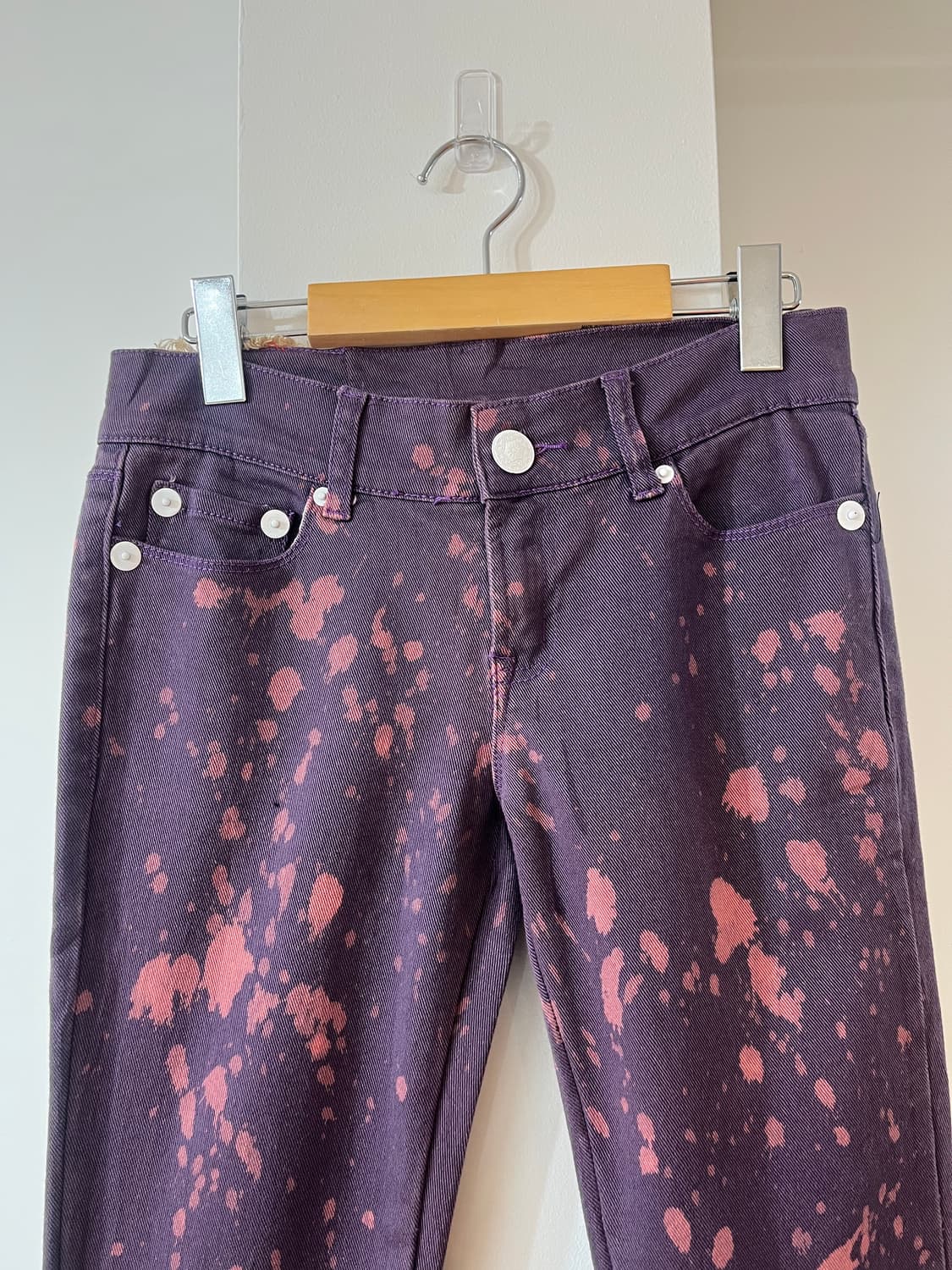 q.co.co tie-dye bellbottom pants 상품이미지2