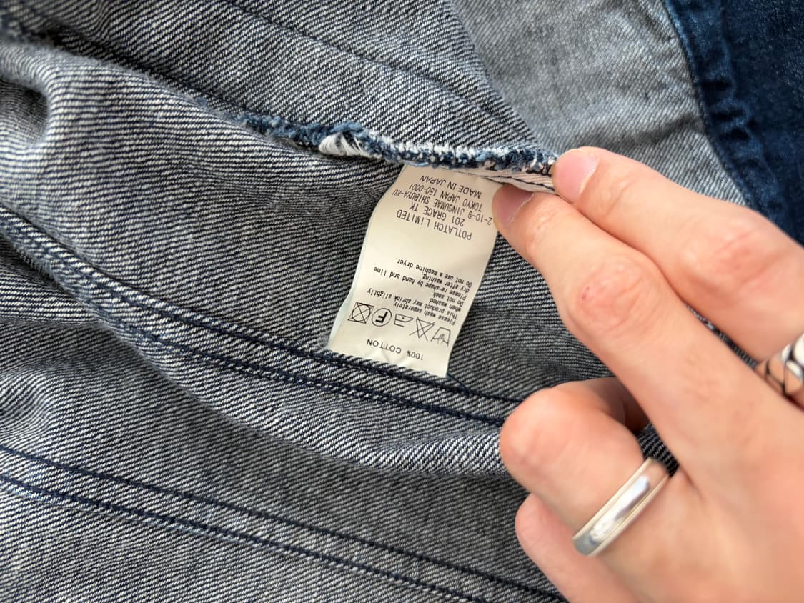 카브엠트 히든버튼 데님자켓 상품이미지5