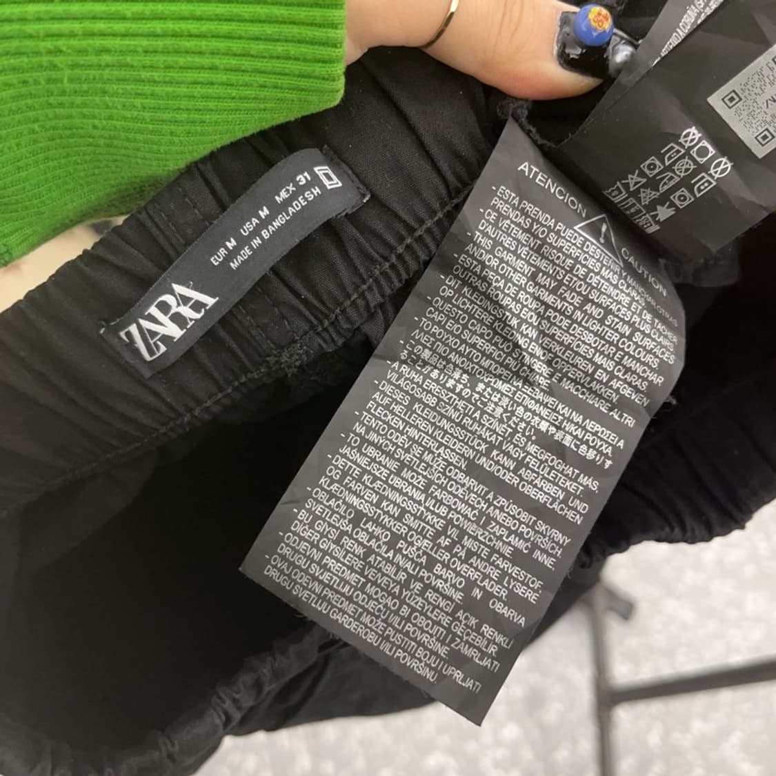 자라 캐주얼 스트릿힙합 스트링 카고팬츠 M C08712 상품이미지5