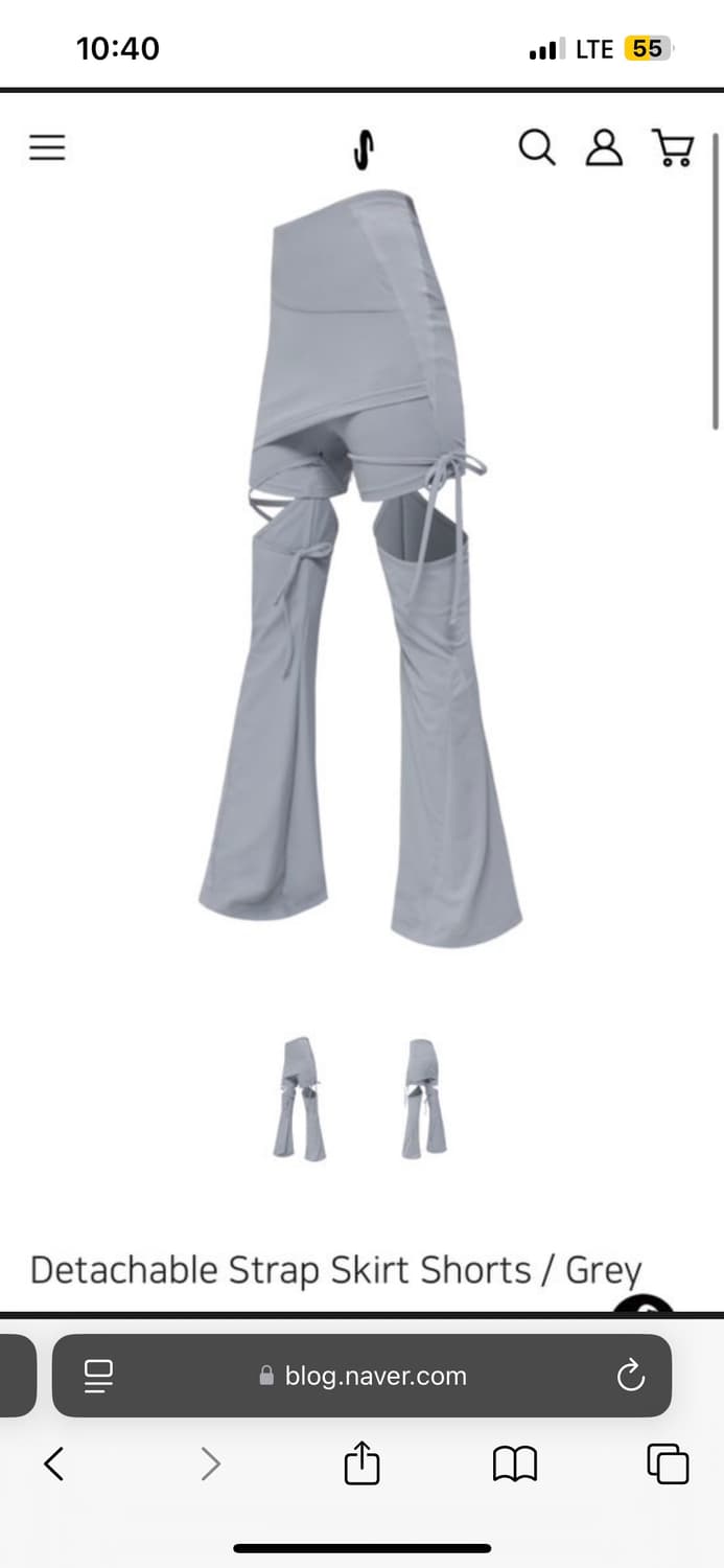 Ojos 오호스 디태처블 스트랩 스커트 쇼츠 1 상품이미지1