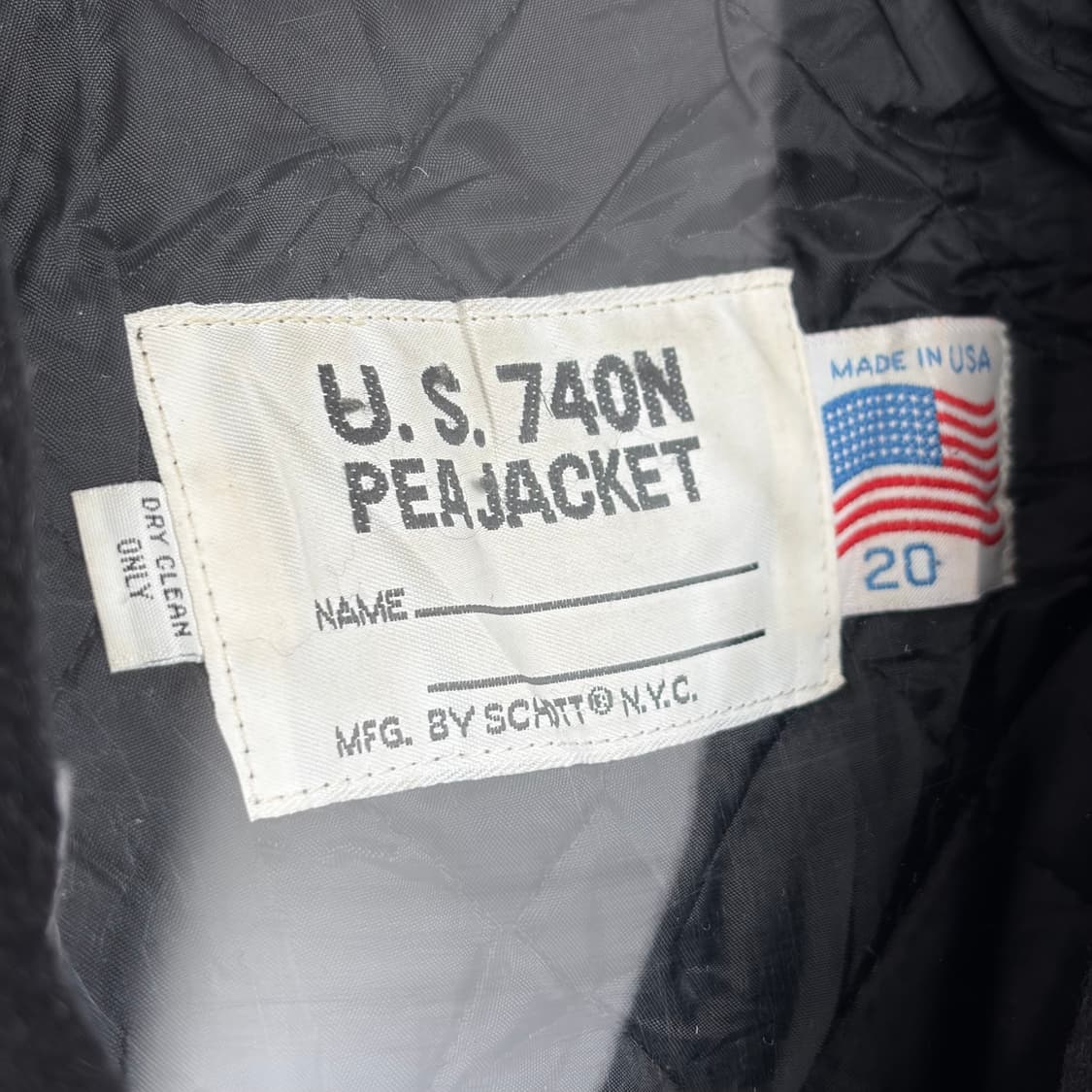 Schott 쇼트 피코트 상품이미지2