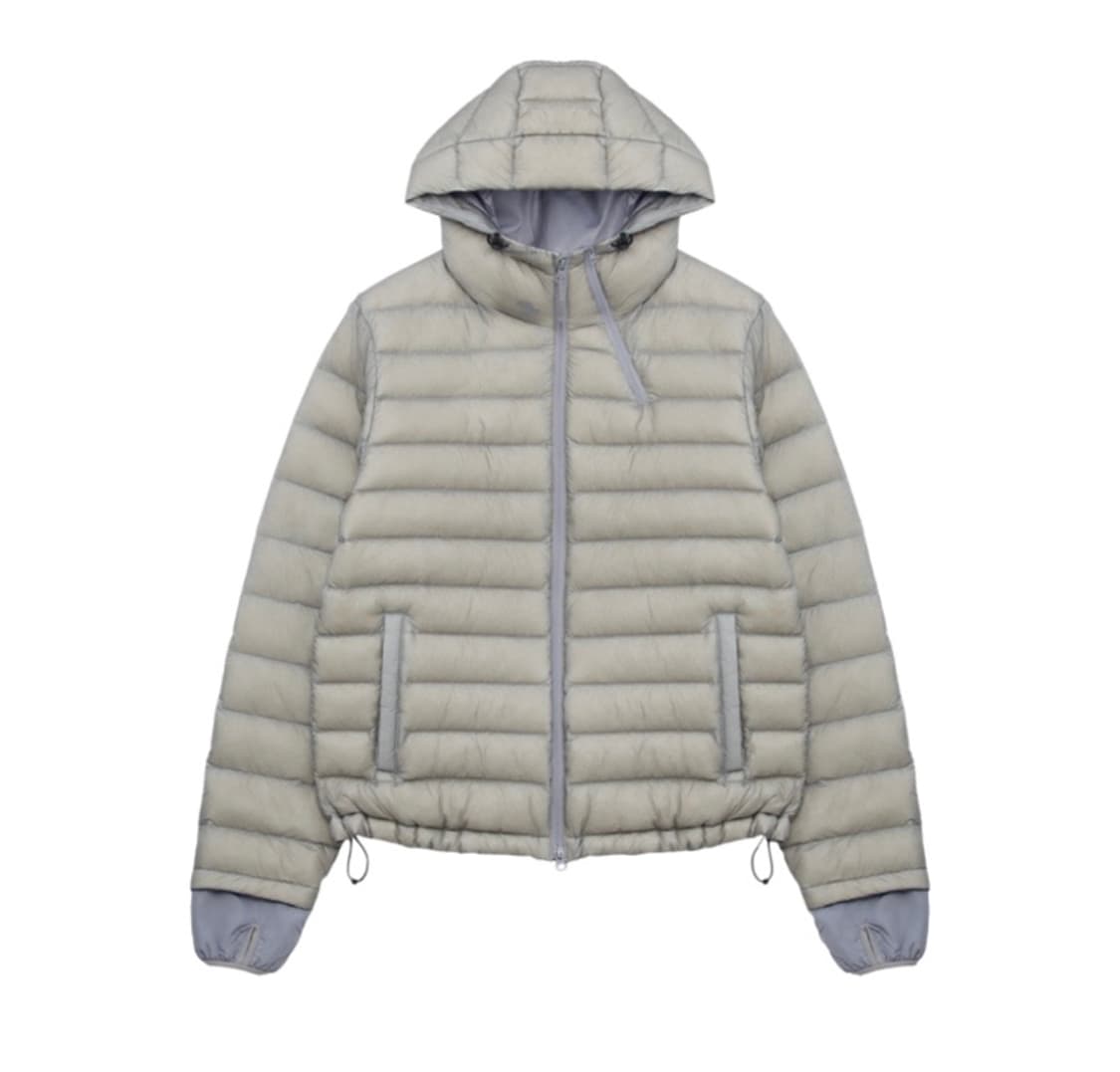 (2)산산기어 서픽스 푸퍼 자켓 그레이 24FW 상품이미지1