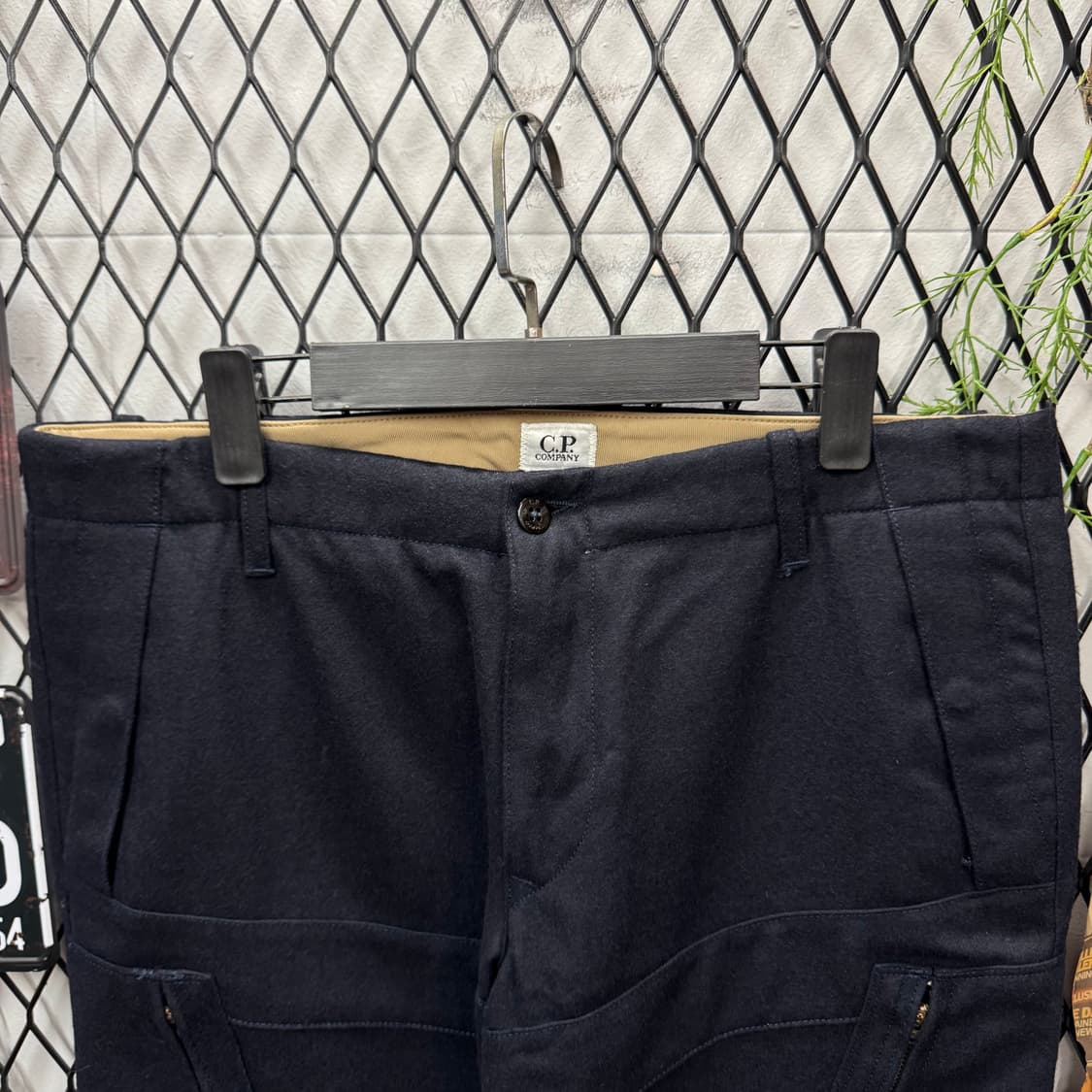 14F/W C.P 컴퍼니 울 블렌드 카고 팬츠 다크 네이비 상품이미지3