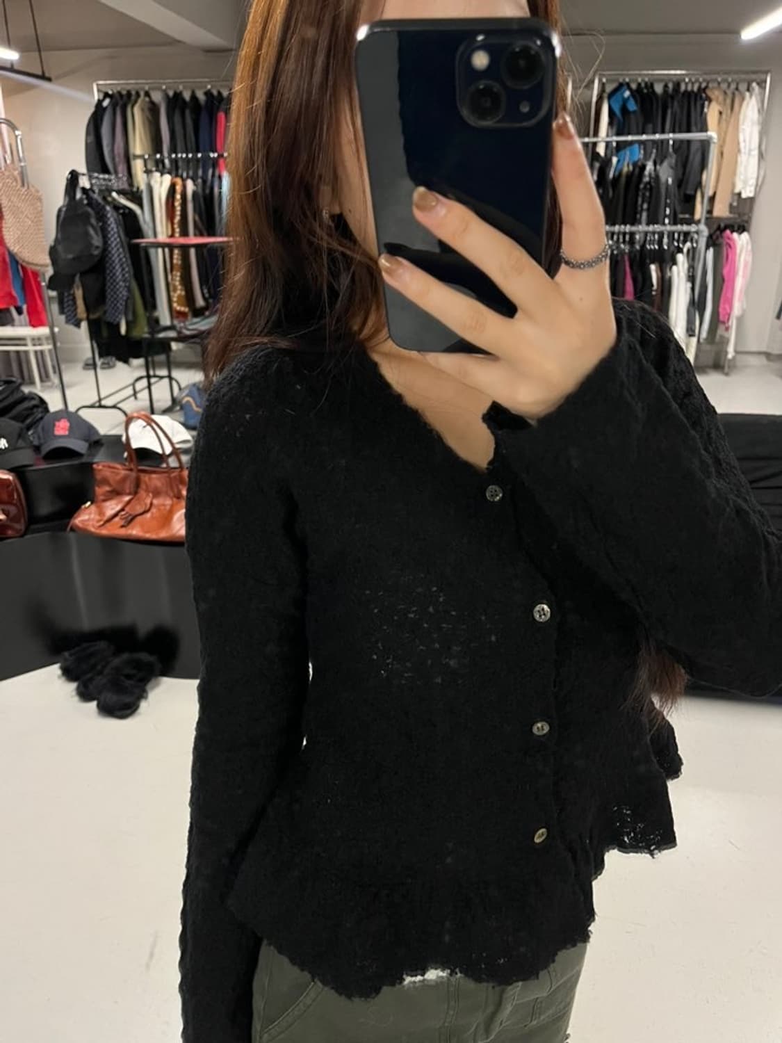 COMME des GARCONS TRICOT textured cardig 상품이미지2