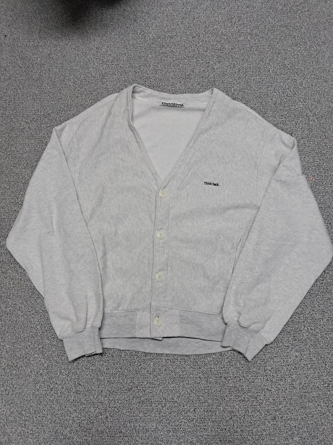 StandAlone 스탠드얼론 회색 코튼가디건 상품이미지1