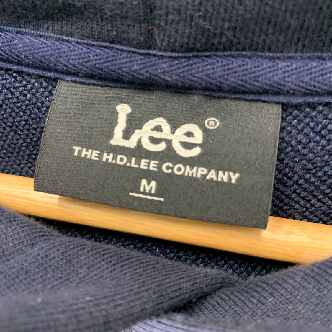 리 네이비 후드티 상품이미지3