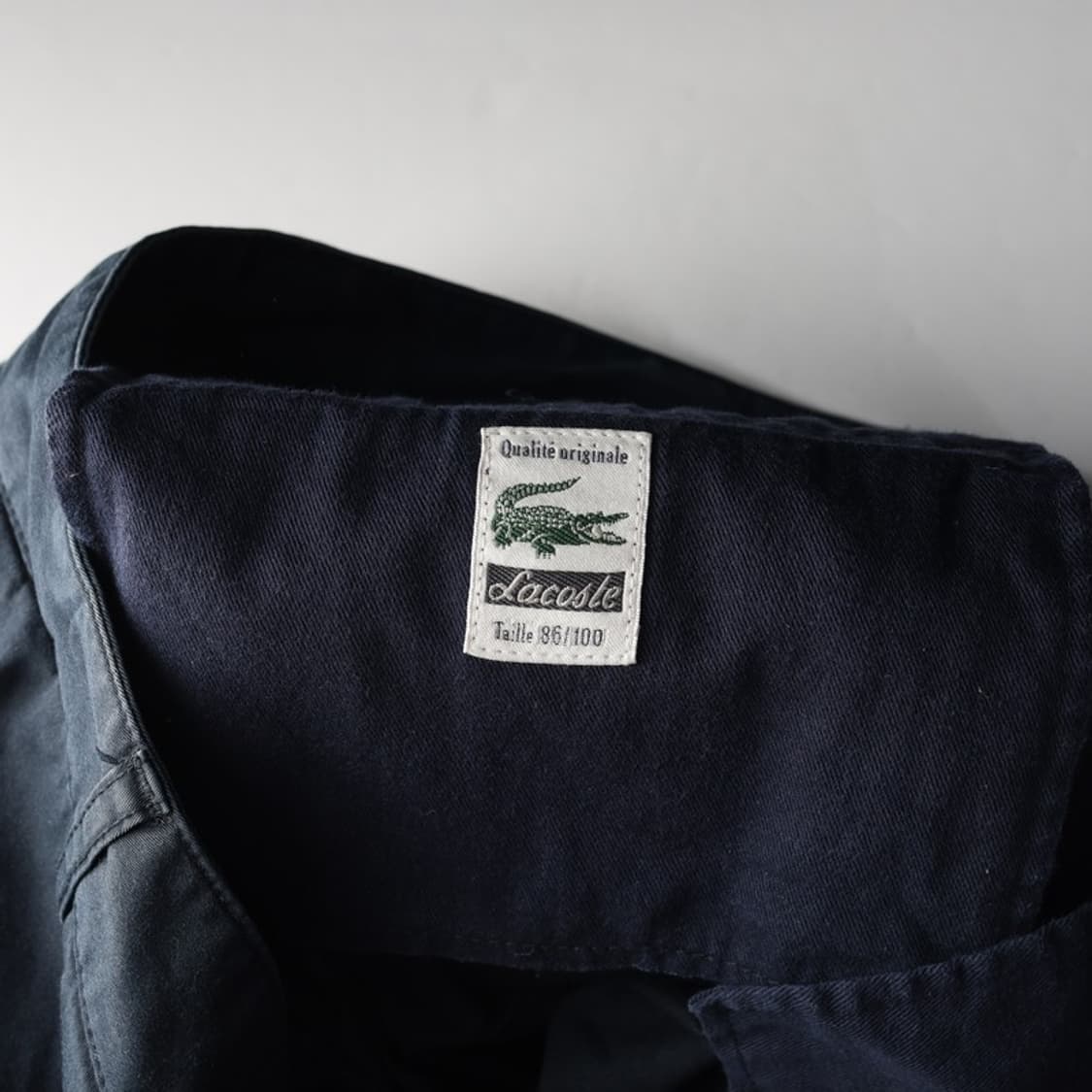 라코스테 클래식 네이비 코튼 치노 팬츠 상품이미지6