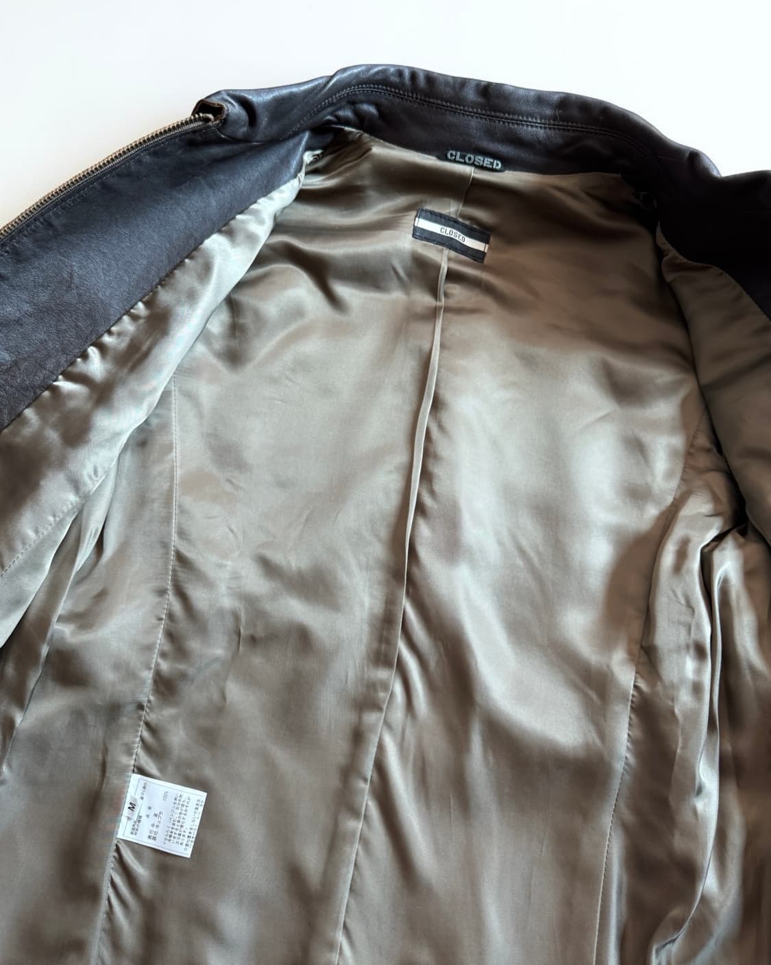 클로즈드(Closed) 소가죽 라이더 자켓 상품이미지4