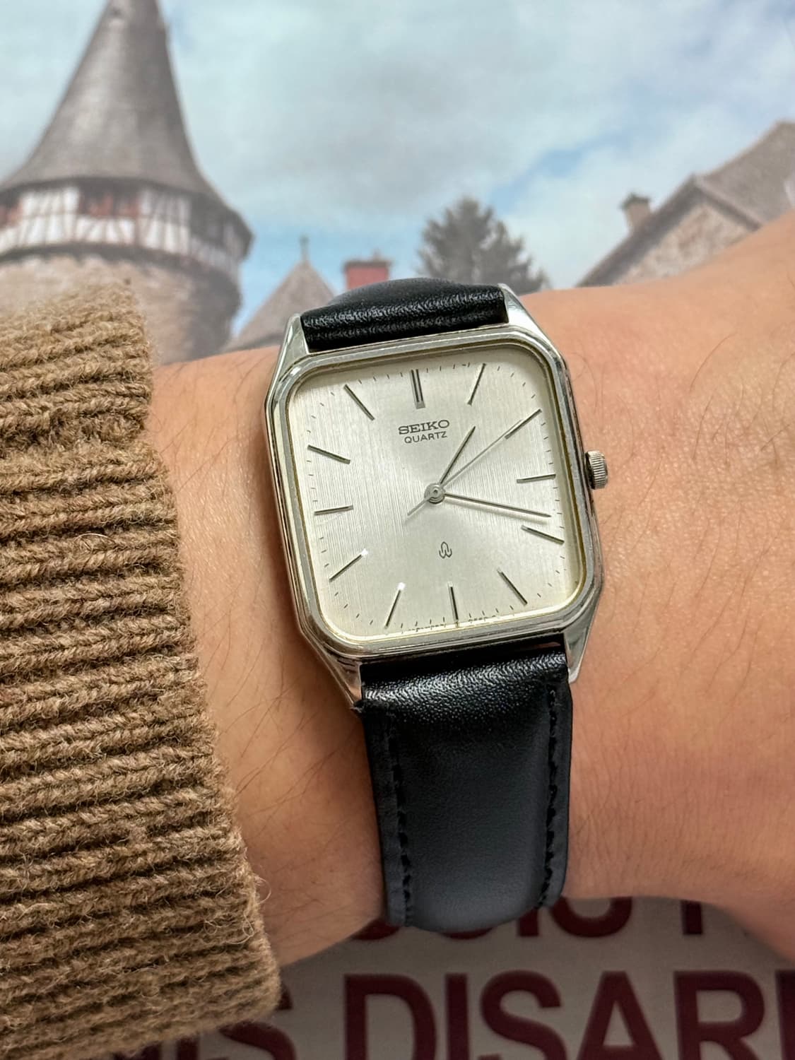 Seiko 세이코 쿼츠 리넨 다이얼 스퀘어 1979 상품이미지8