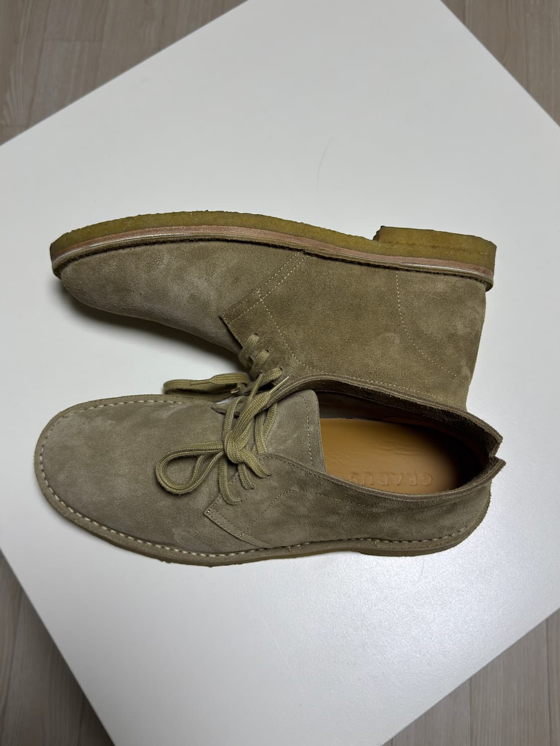 그라더스 blucher 17 suede beige 44사이즈(290) 상품이미지2