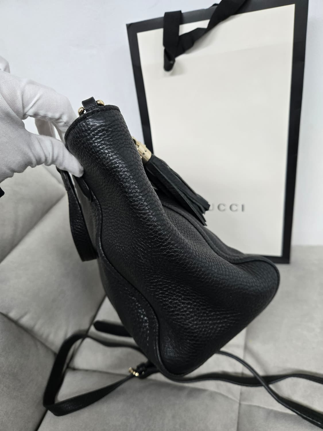 [보증서 정품] 구찌 소호 테슬 숄더백 상품이미지3