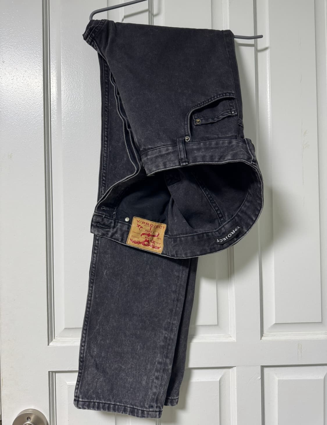 Y/Project 비대칭 웨이스트 데님 흑청 상품이미지2