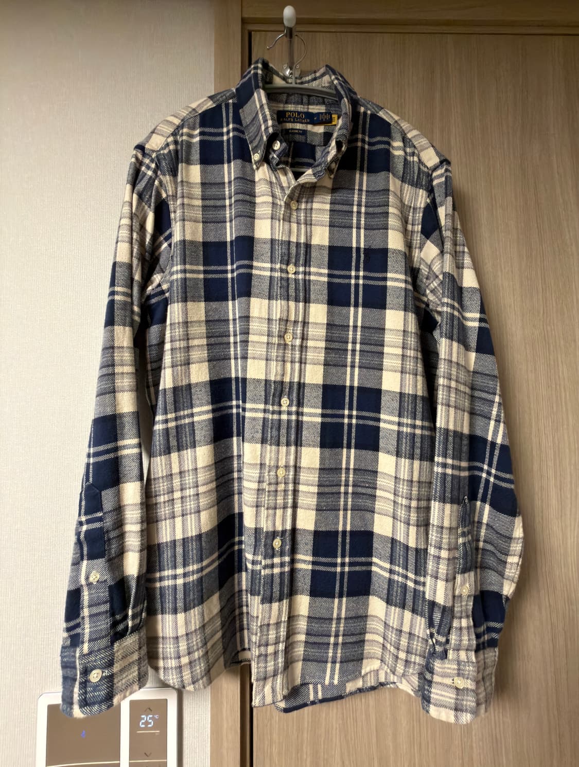 폴로 플래드 브러시 플란넬 셔츠 M 클래식핏 상품이미지2