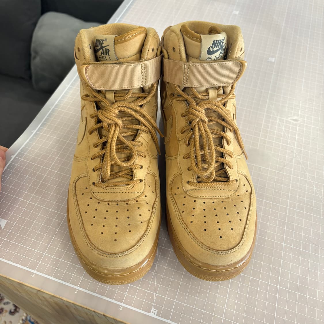 나이키 에어포스 미드 브라운 270 된장포스 상품이미지2