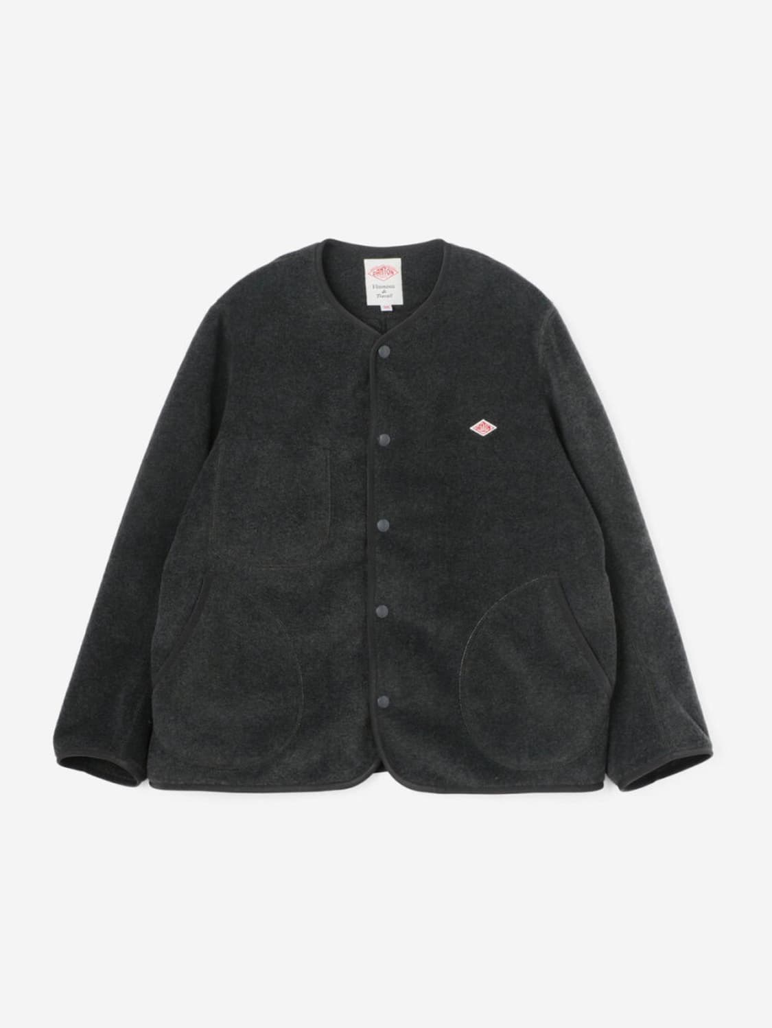 단톤 노카라 후리스 다크그레이  상품이미지1