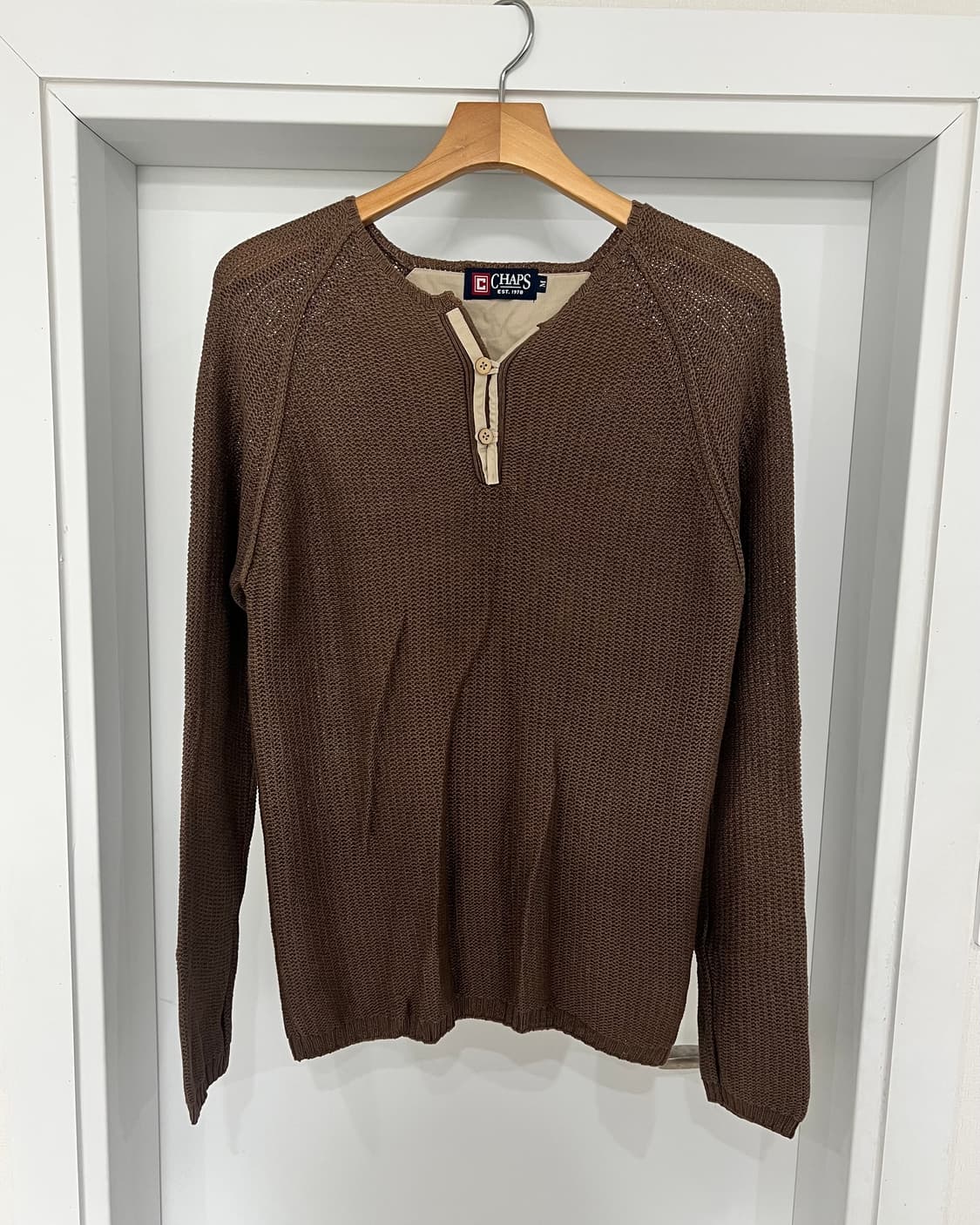 챕스 빈티지 헨리넥 니트 상품이미지2