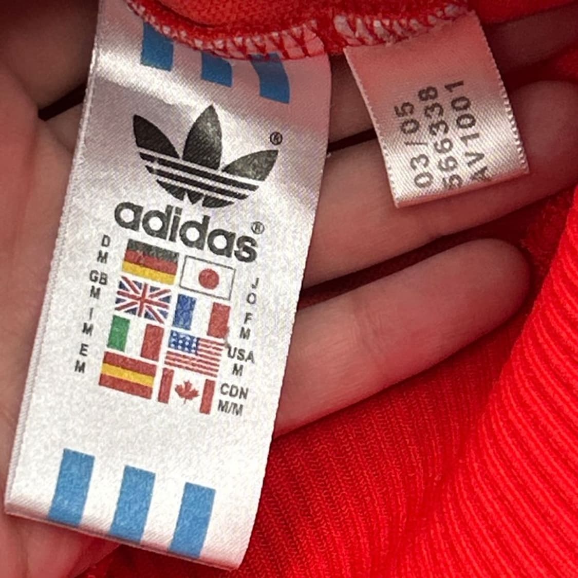 아디다스 체코 트랙탑 져지 레드 M 상품이미지8