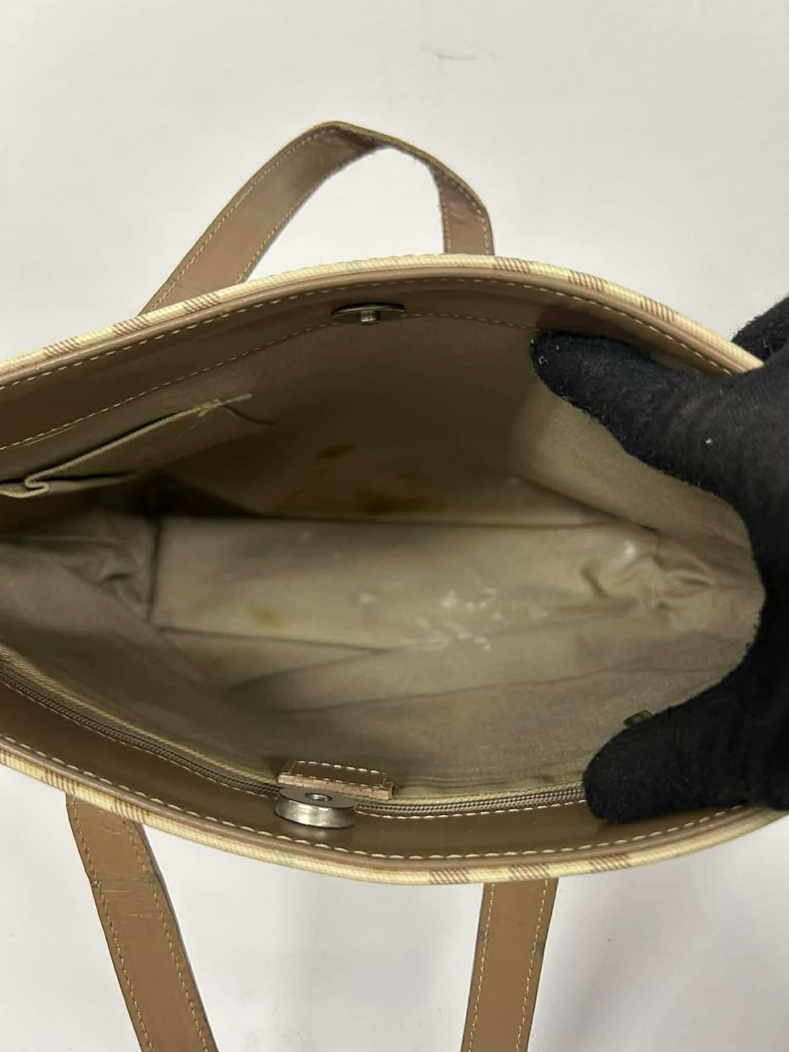 버버리 빈티지 노바체크 숄더백 토트백 상품이미지6