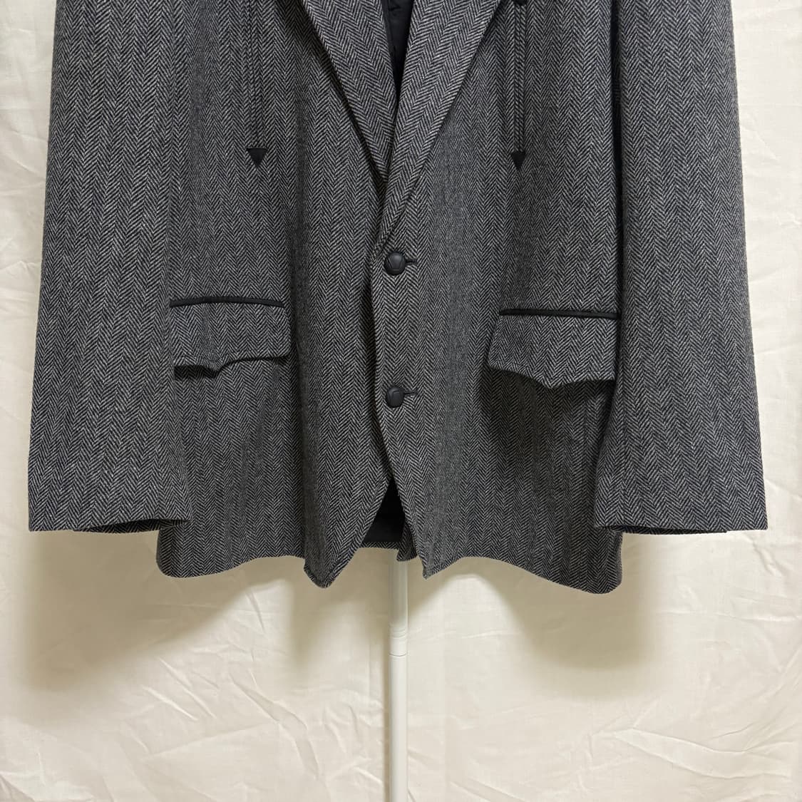 펜들턴 버진 울 헤링본 웨스턴 파이핑 자켓 / 그레이, XL 상품이미지3