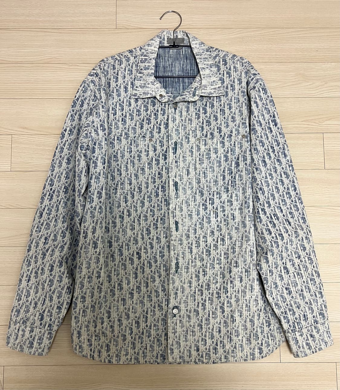 (42) 디올 오블리크 데님 셔츠 상품이미지1