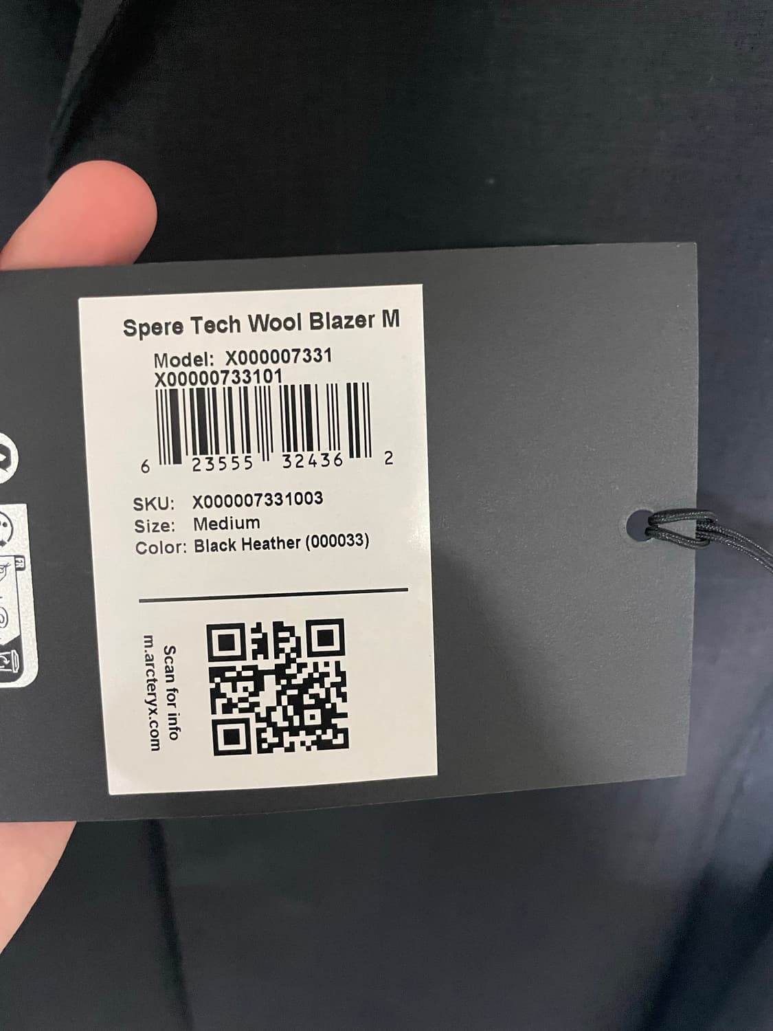 [M]베일런스 스페레 테크 울 블레이저 블랙헤더 상품이미지7