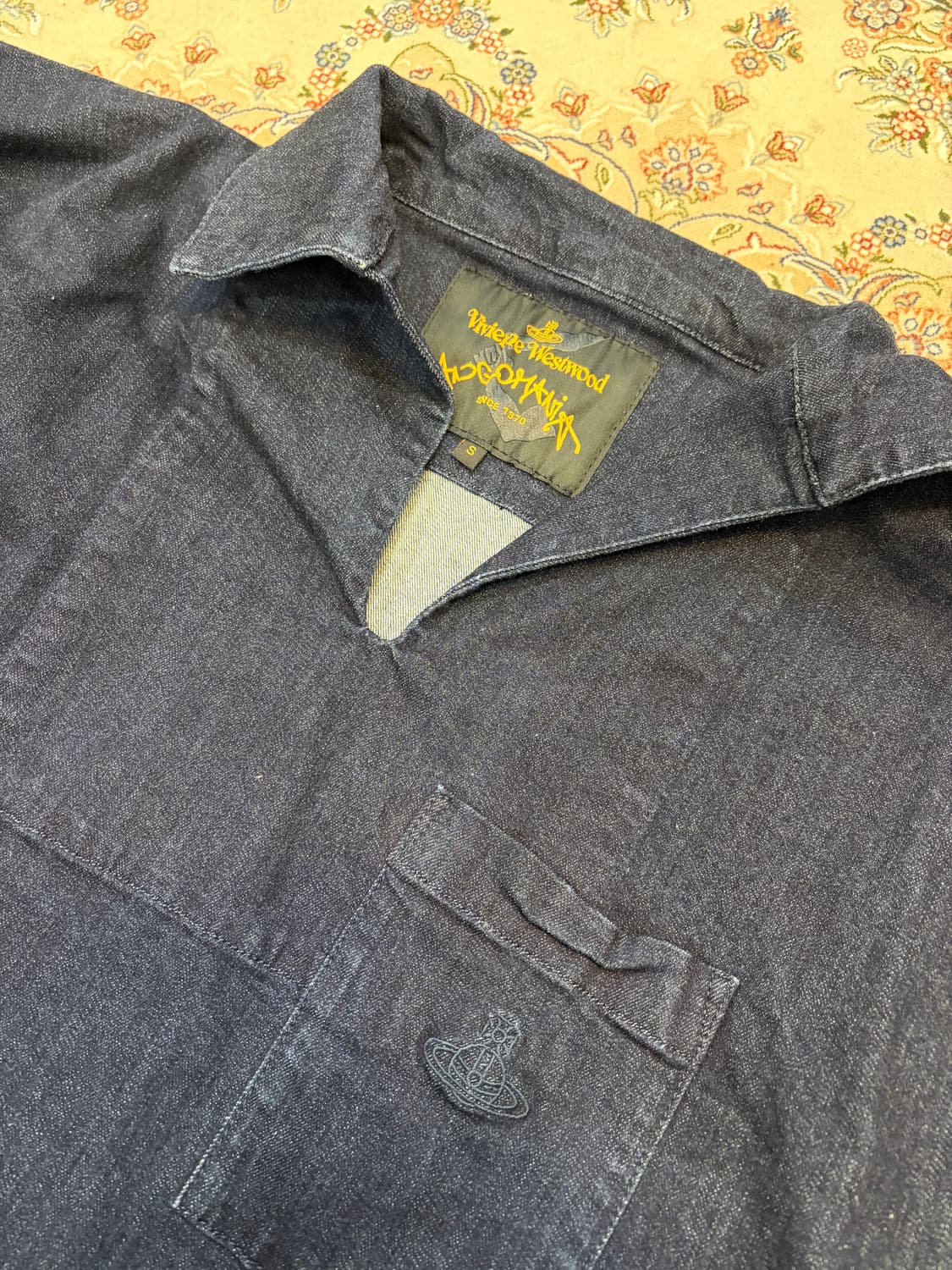 비비안웨스트우드 앵글로매니아 데님 블라우스 상품이미지2