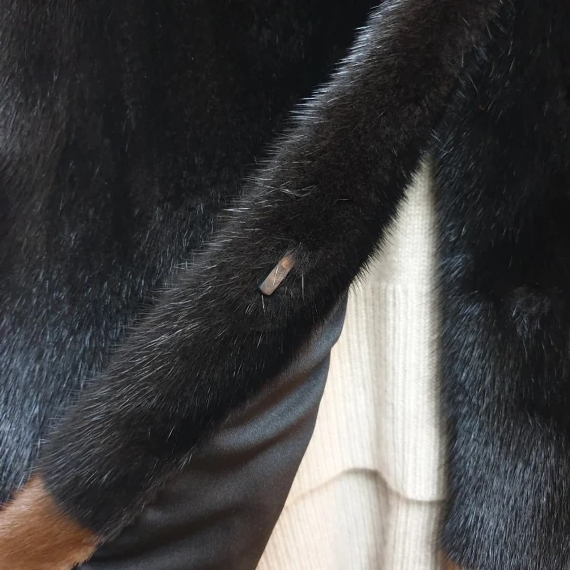 Jalouse 잘루즈 컬러블록 saga 사가밍크퍼 베스트 코트 조끼 상품이미지5