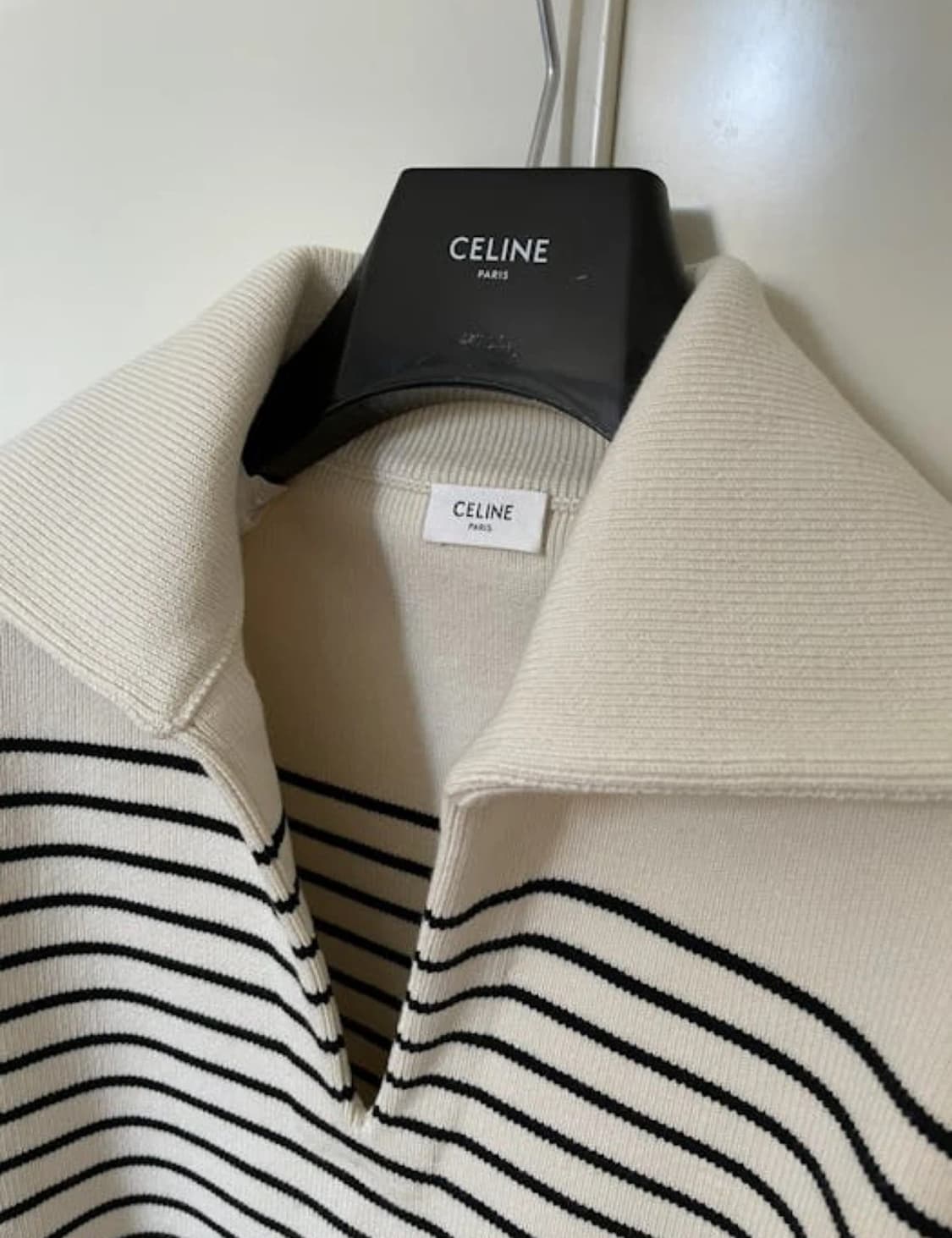 [박보검님 착용] 셀린느 마린 오픈카라 스웨터 상품이미지6