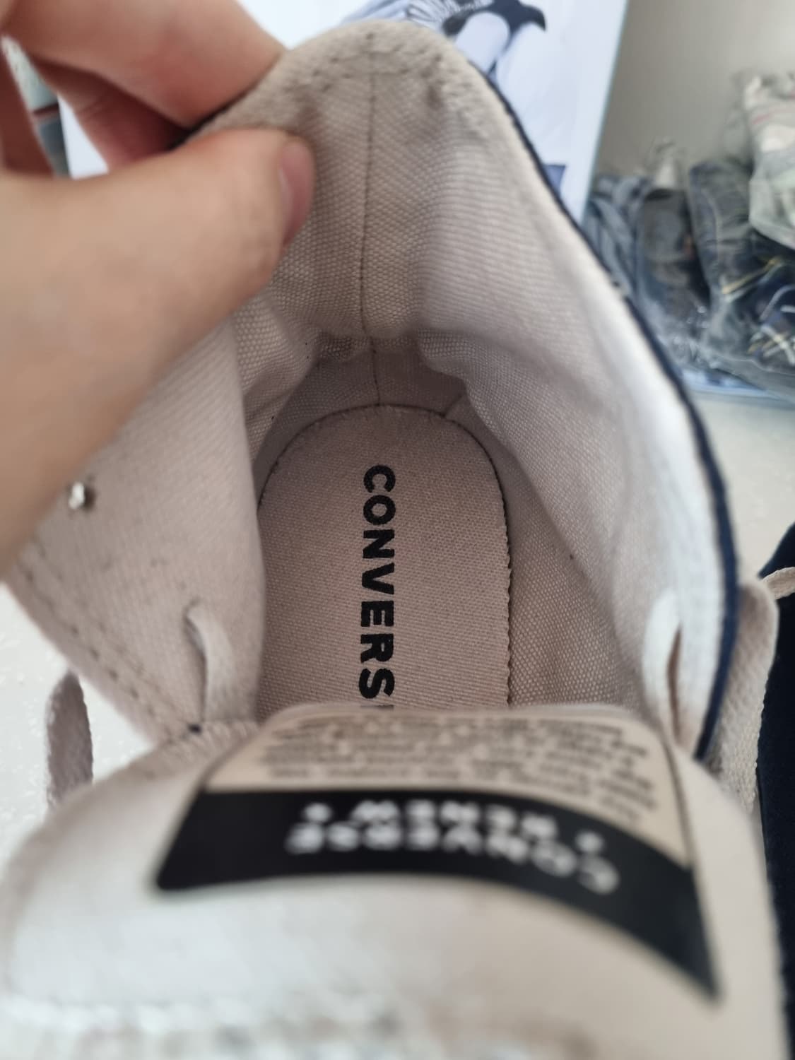 컨버스 올스타 리뉴 하이탑 네이비 240mm 상품이미지6