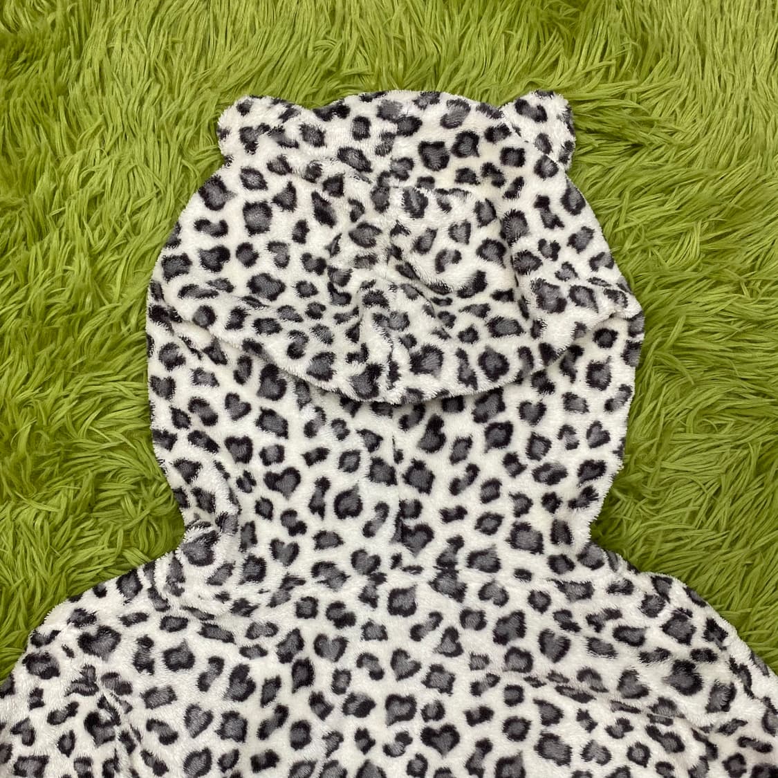 ETIENNE 레오파드 캣 이어 후드 플리스 자켓 상품이미지6