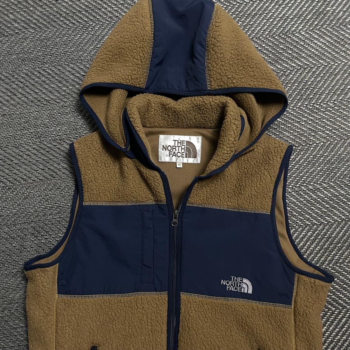 노스페이스 화이트라벨 플리스 쉐르파 후디 베스트y 5319 상품이미지4
