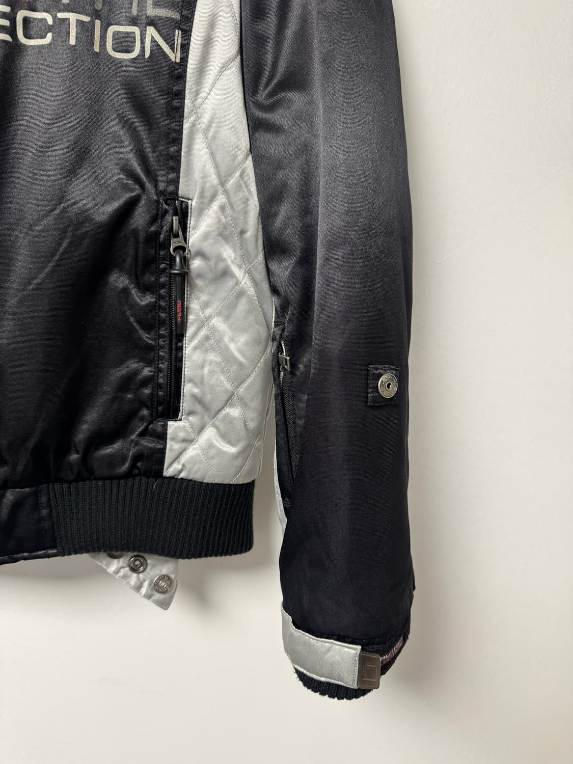 FUBU 푸부 올드스쿨 누빔 봄버 후드 자켓 M 상품이미지4