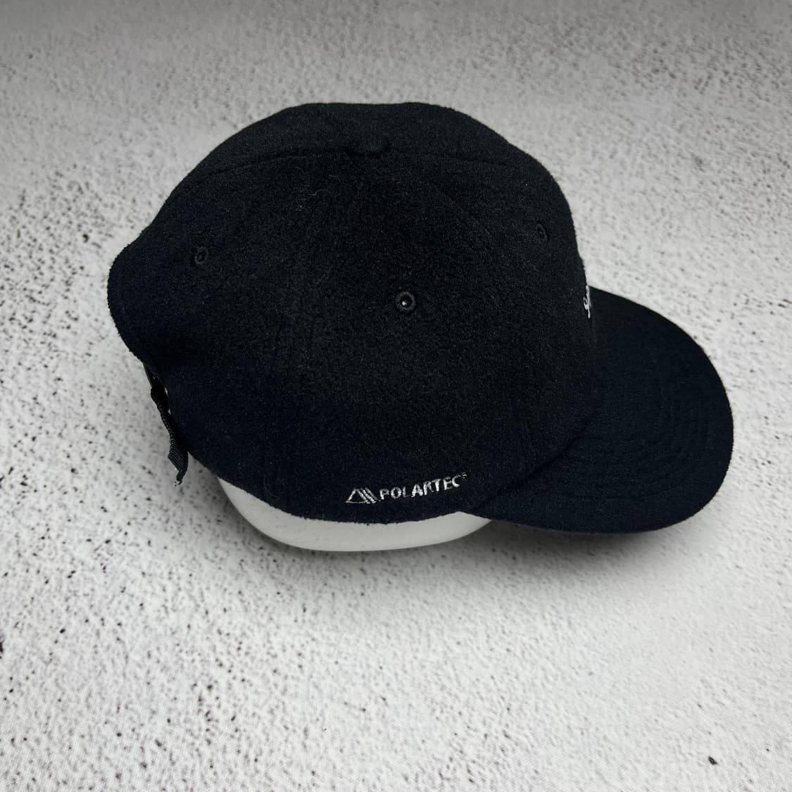 Supreme Polartec Small Box 6-Panel Black 상품이미지3