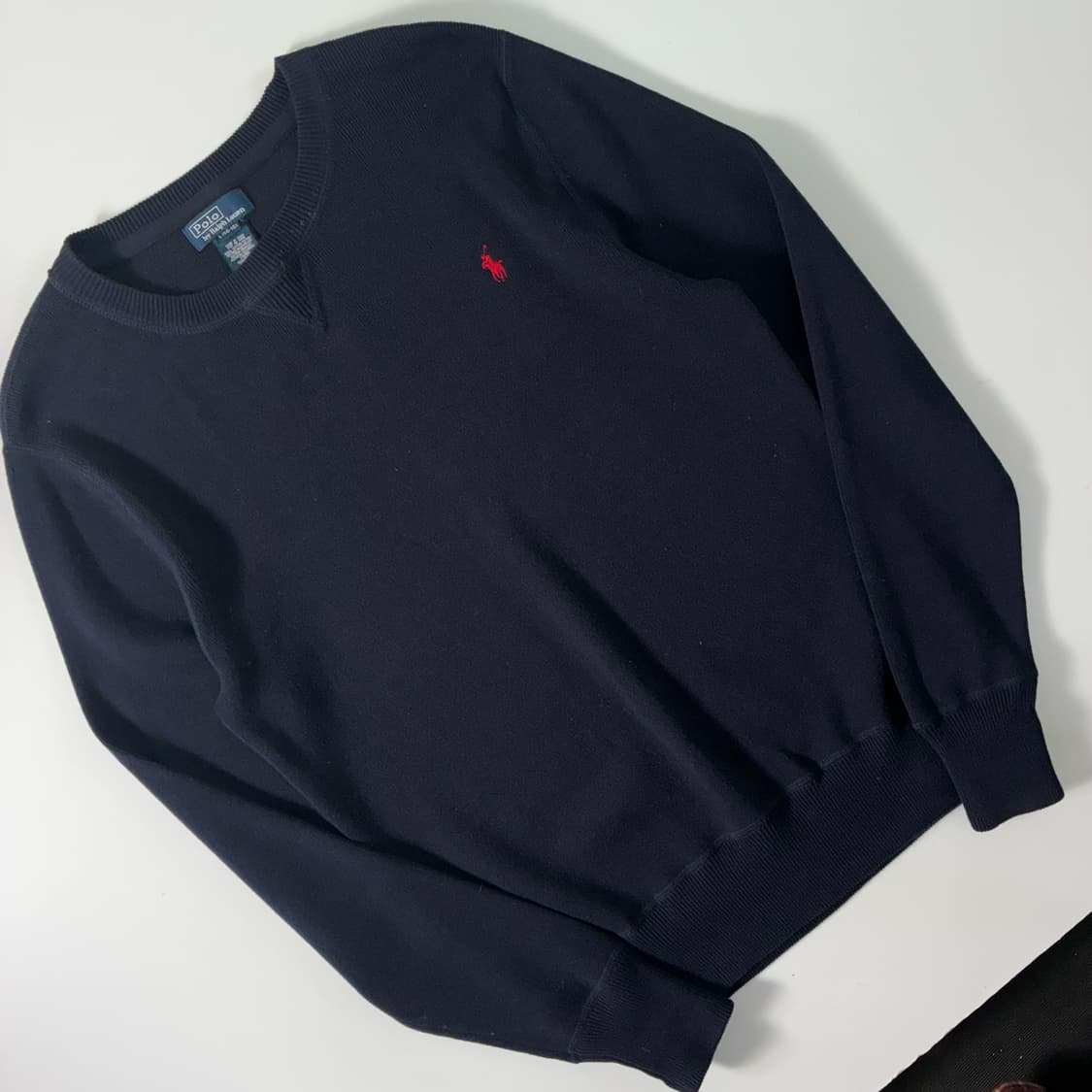 Polo  폴로 랄프로렌 자수 코튼 네이비 맨투맨   상품이미지2