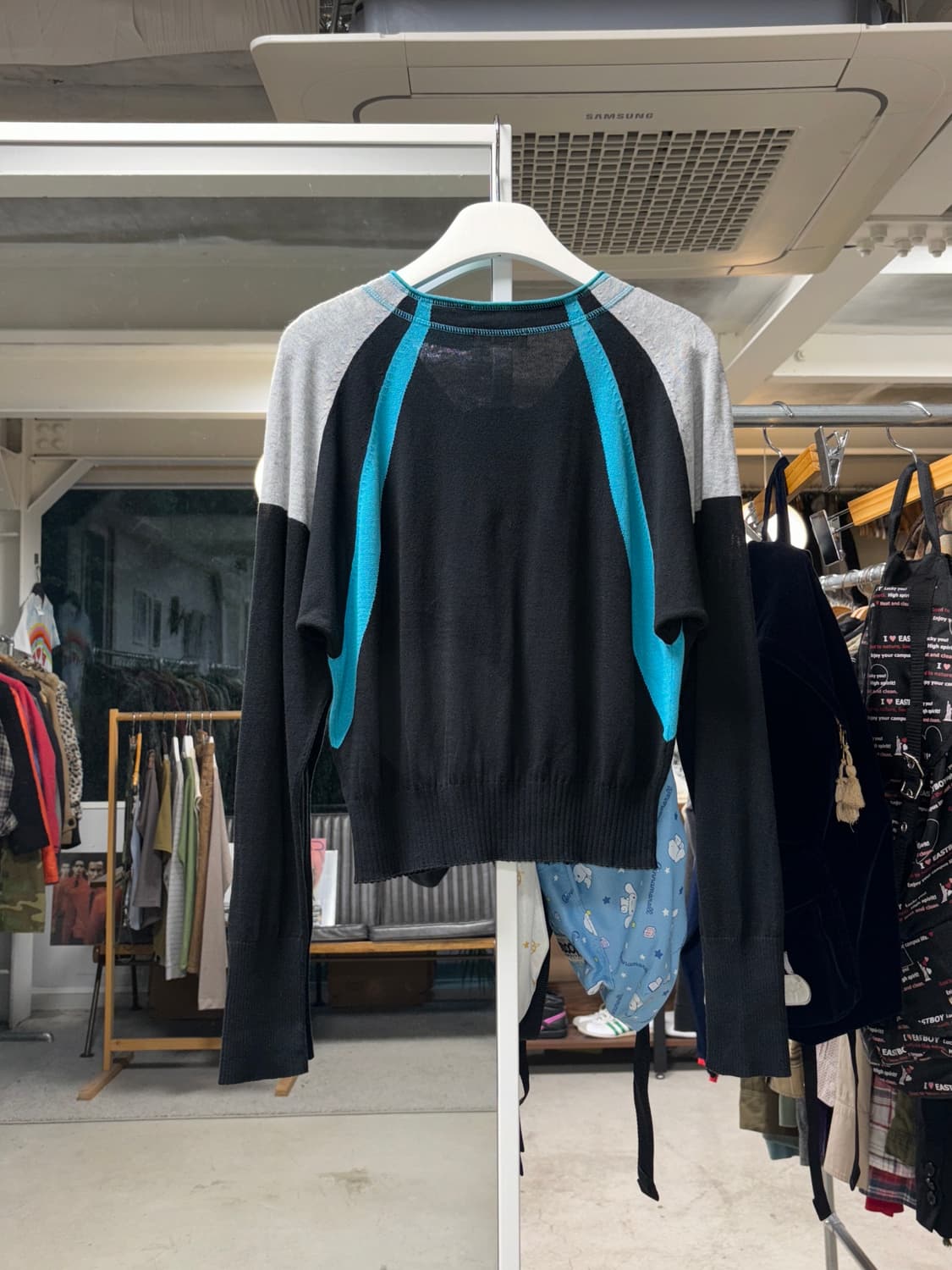 히로코 비스 집업 가디건 상품이미지4