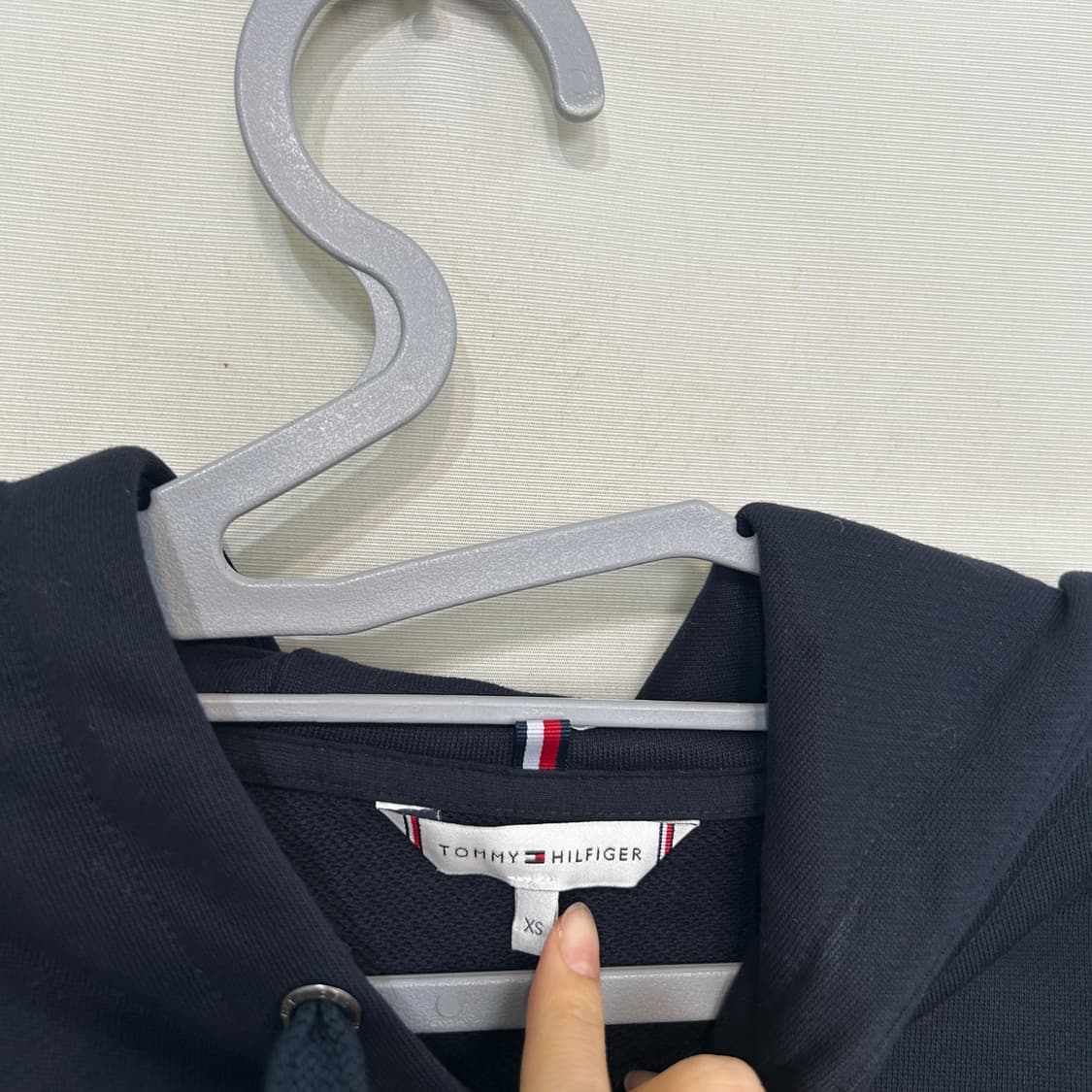타미힐피거 후드 원피스 네이비 상태최상 상품이미지2