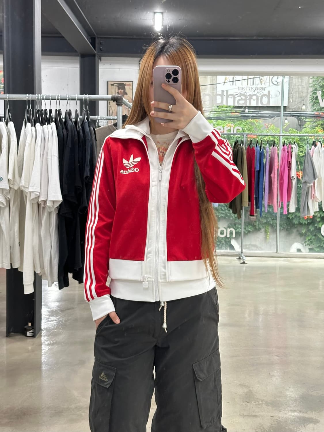 아디다스 x 세니아스나이더 베켄버드 투인원 트랙탑져지 베러스칼렛 상품이미지2