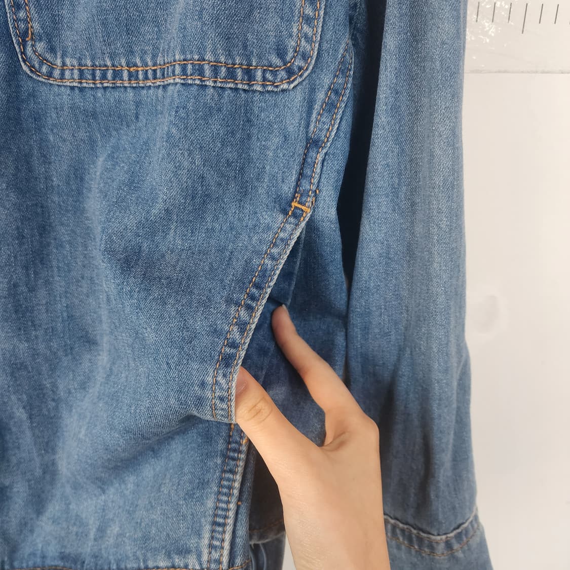 ENC 데님 셔츠 자켓 상품이미지8