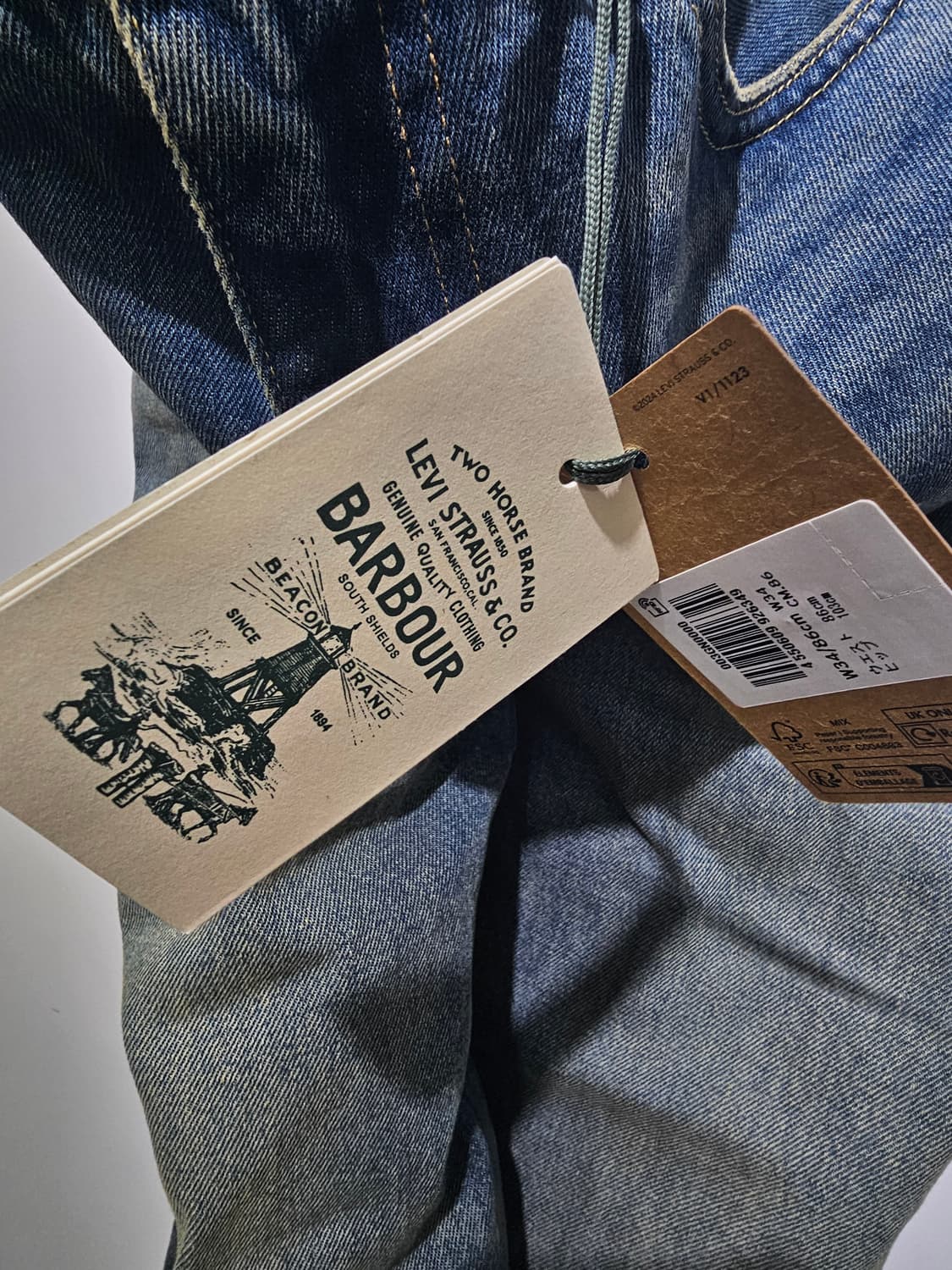 (신품)리바이스×바버 568  34 상품이미지6