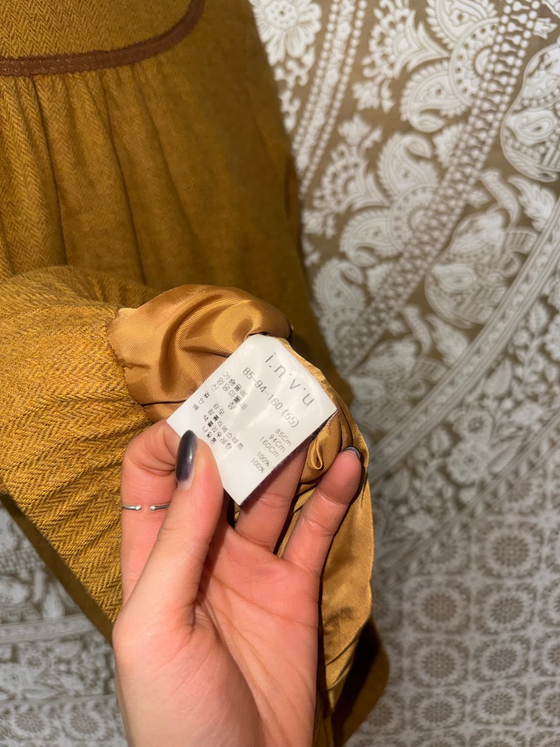 INVU 여성 엘보패치 카라자켓  상품이미지7