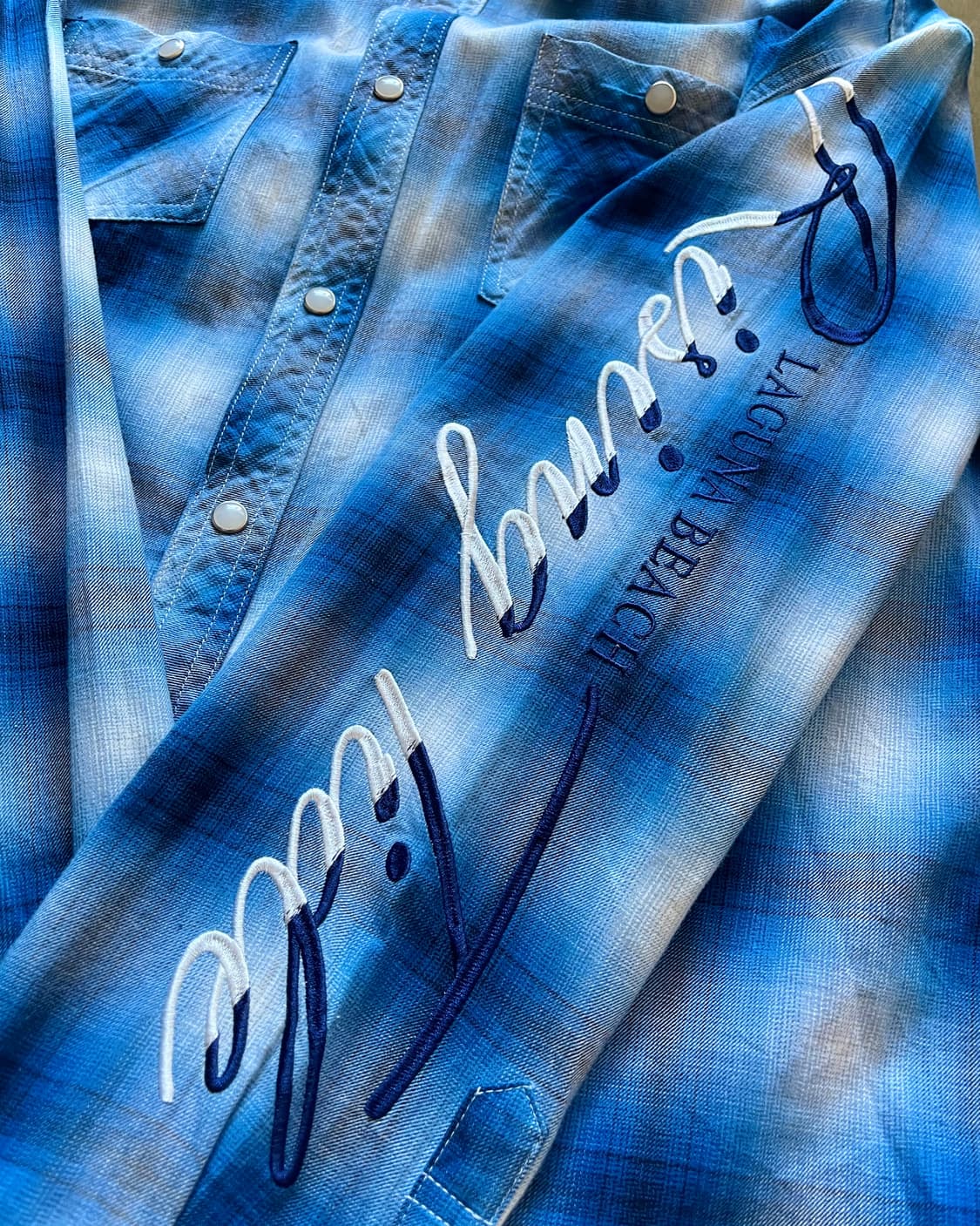 90-00s GOTCHA Embroidery Check shirt 상품이미지5