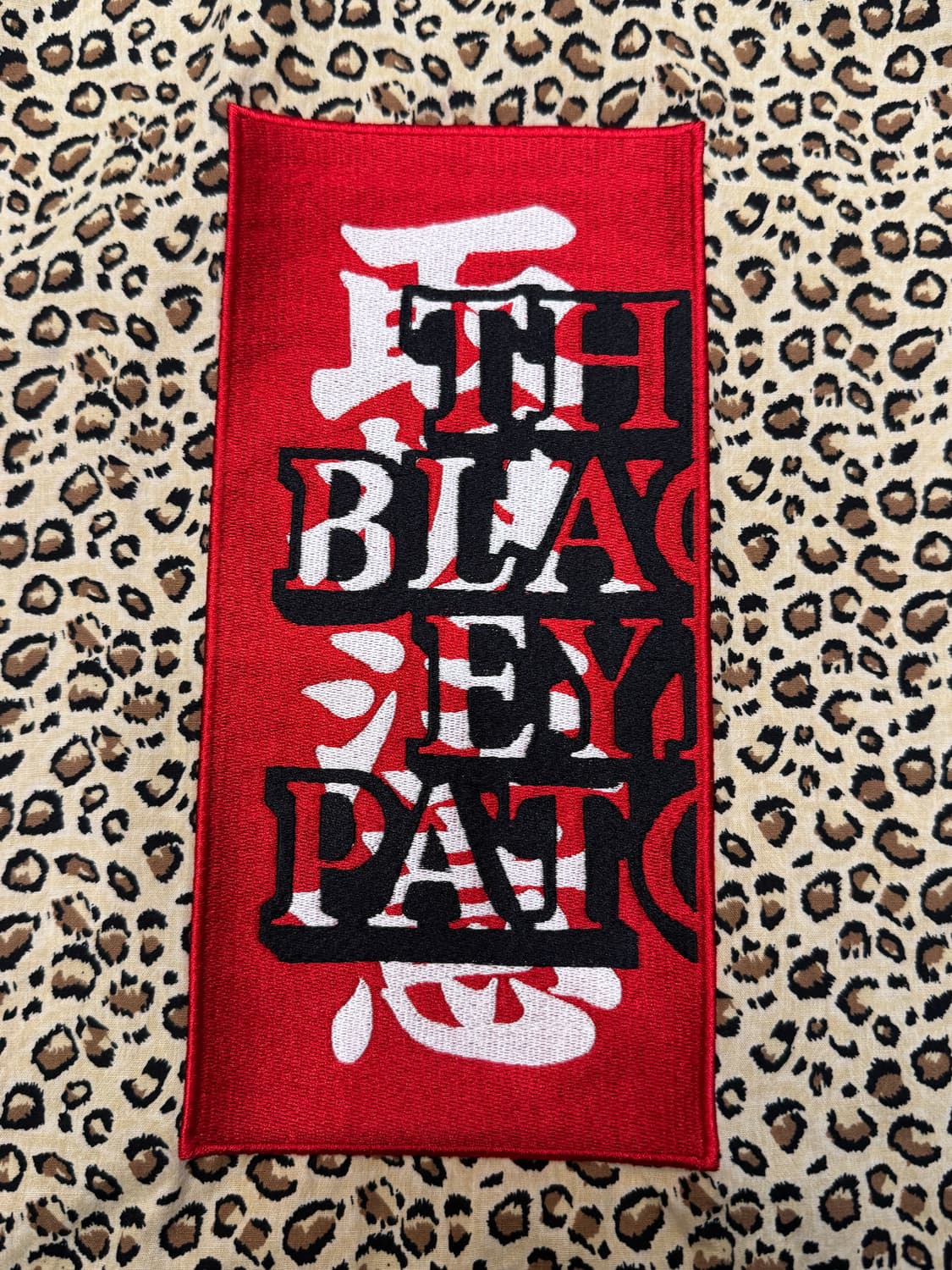 [L] 블랙 아이 패치 HWC 오픈카라 셔츠 레오파드  상품이미지5