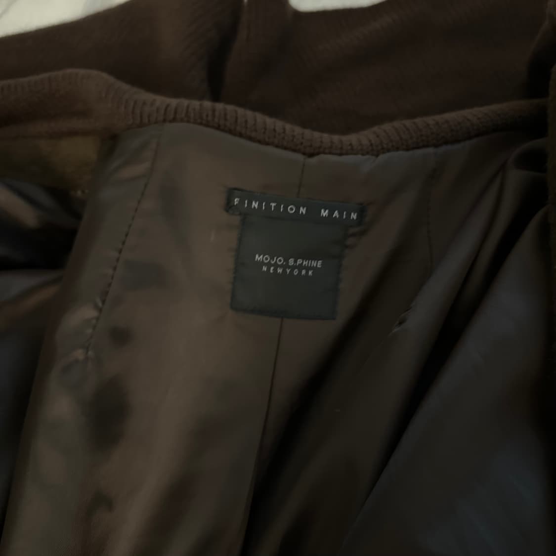 MOJO S PHINE 모조에스핀 투웨이 모 100% 하프코트 상품이미지7