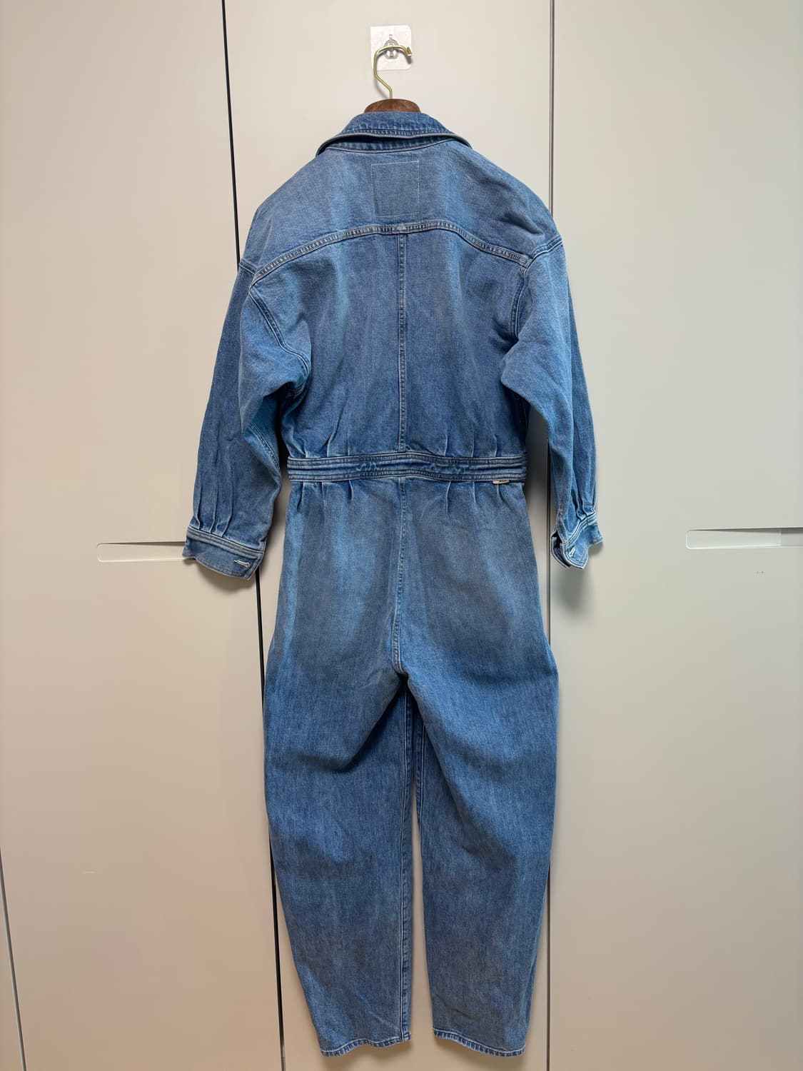 마더 데님 점프수트 청멜빵 바지 상품이미지4