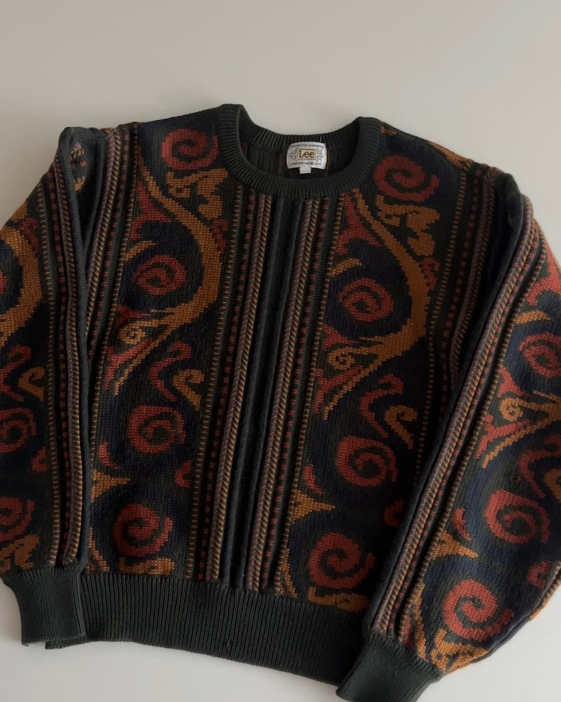 90s Lee 빈티지 패턴 니트 95 상품이미지3