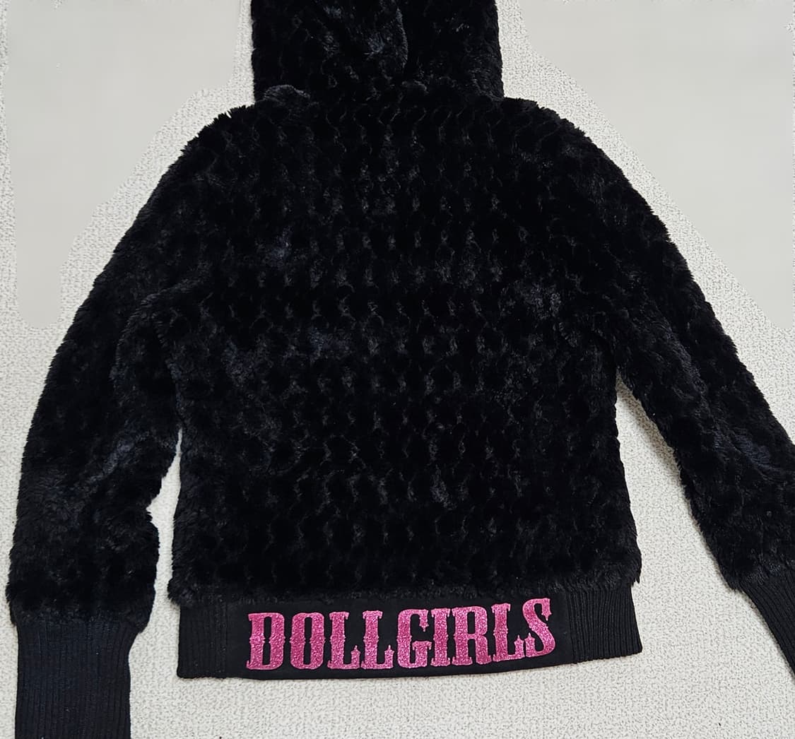 리즈리사돌 폼폼이 퍼 후드집업 / 갸루 오네갸루 히메갸루 상품이미지2