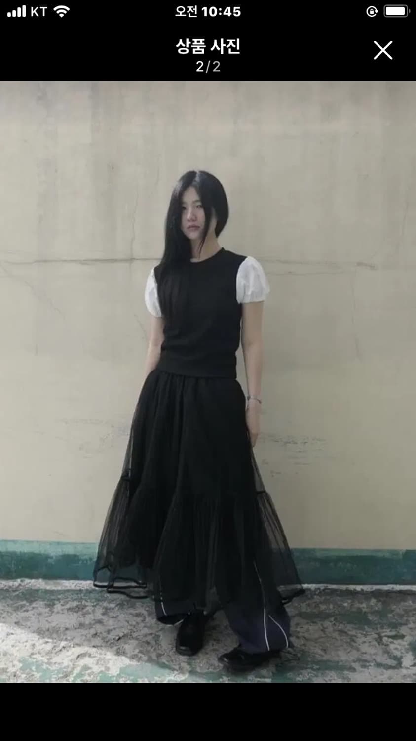 디에이디 에이블리 퍼프소매 반팔 티셔츠 상품이미지2